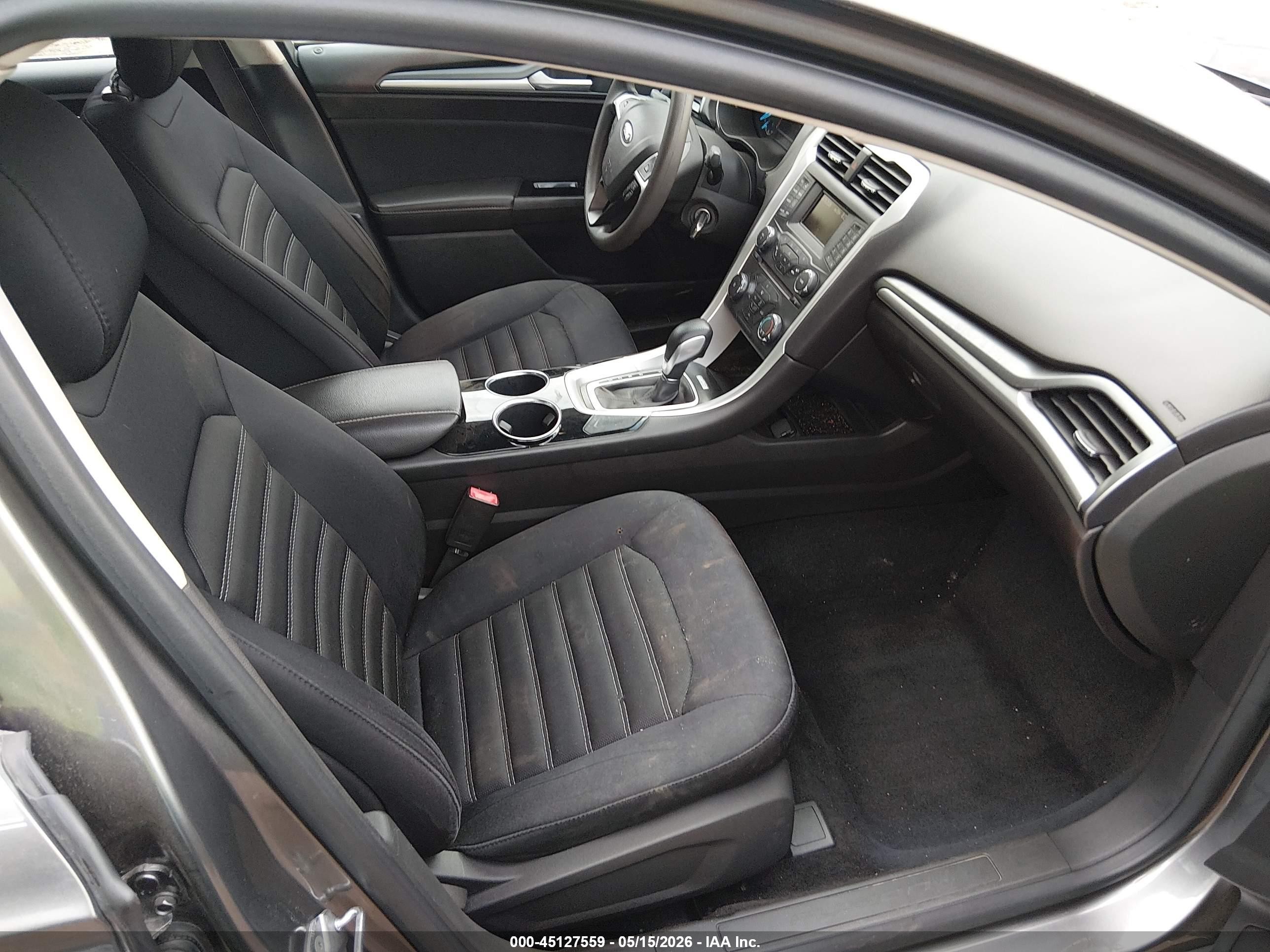 2013 Ford Fusion Se Gray vin: 3FA6P0H73DR234264