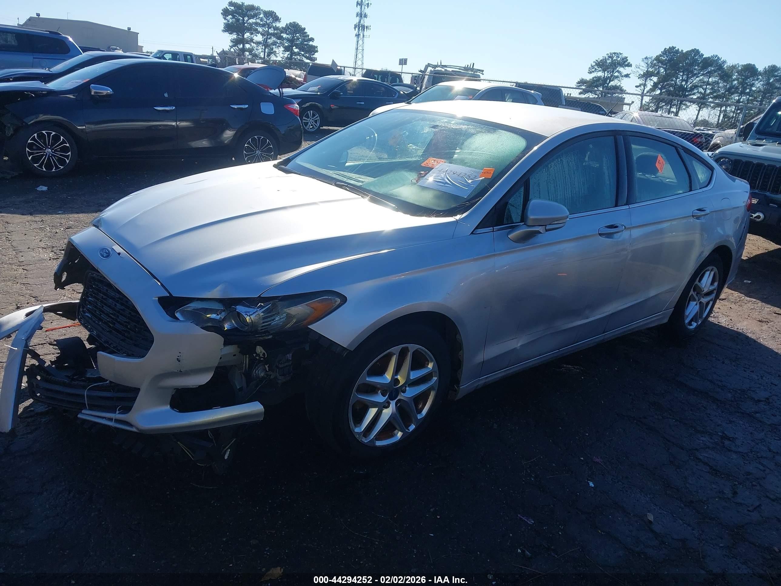 2013 Ford Fusion Se Silver vin: 3FA6P0H73DR244552