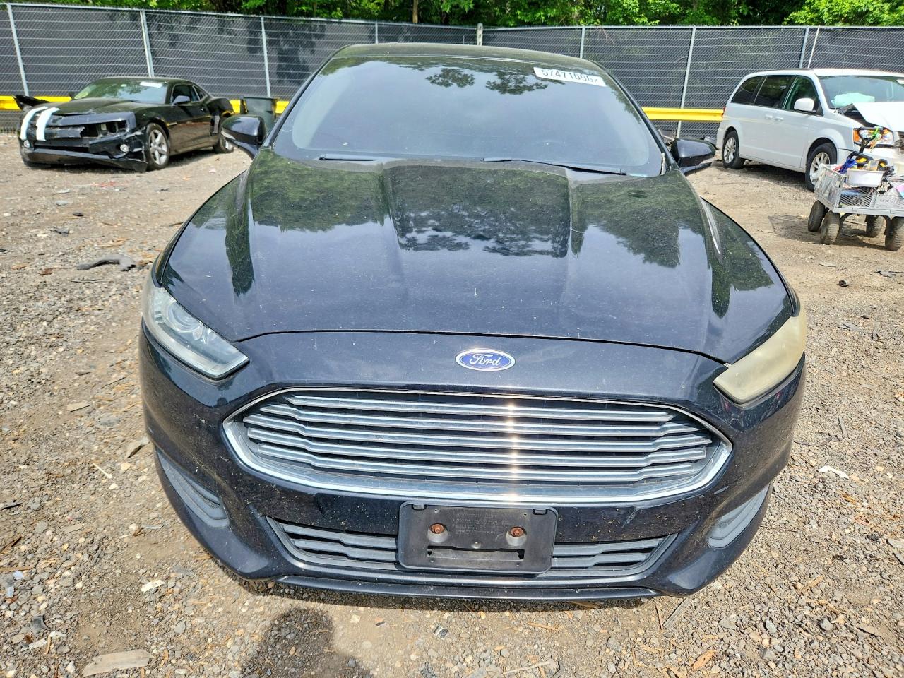 2013 Ford Fusion Se Gray vin: 3FA6P0H73DR249637