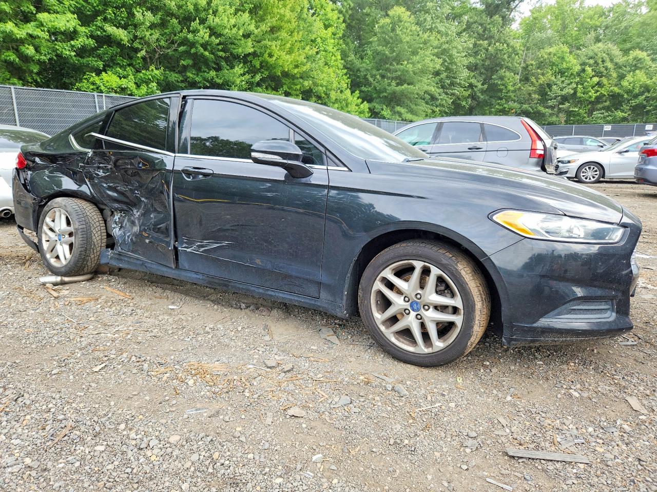 2013 Ford Fusion Se Gray vin: 3FA6P0H73DR249637