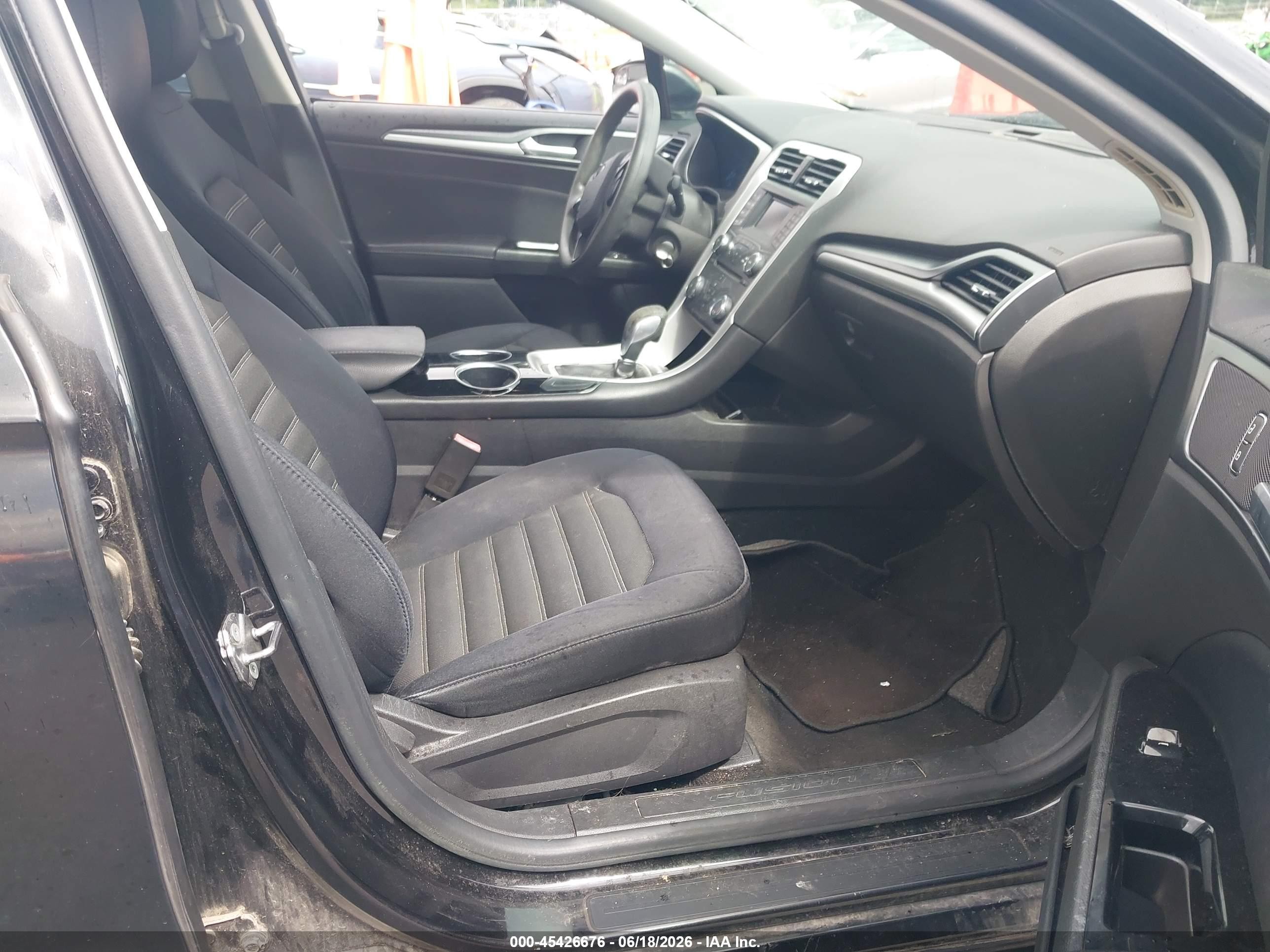 2013 Ford Fusion Se Черный vin: 3FA6P0H73DR268141