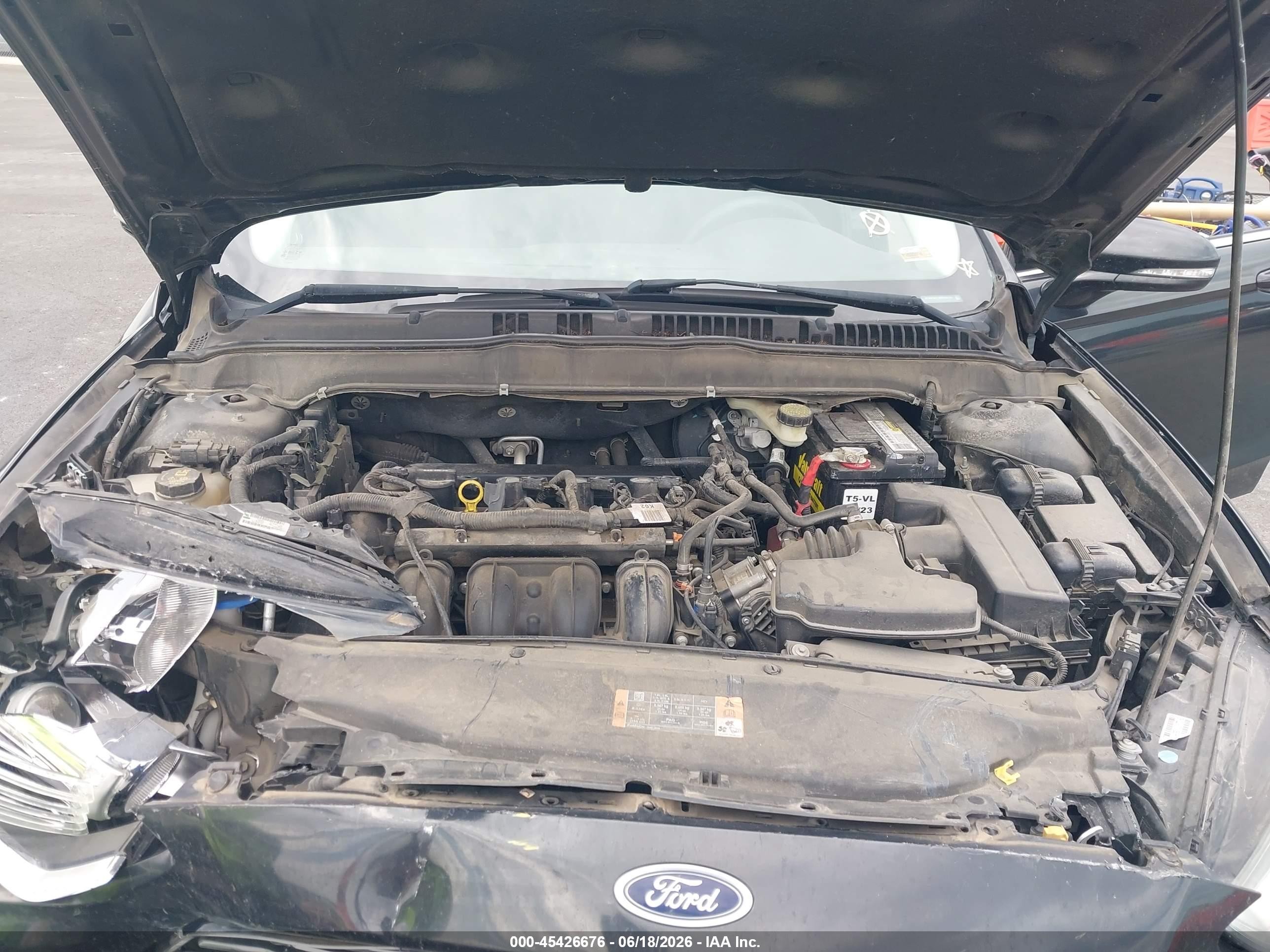 2013 Ford Fusion Se Черный vin: 3FA6P0H73DR268141