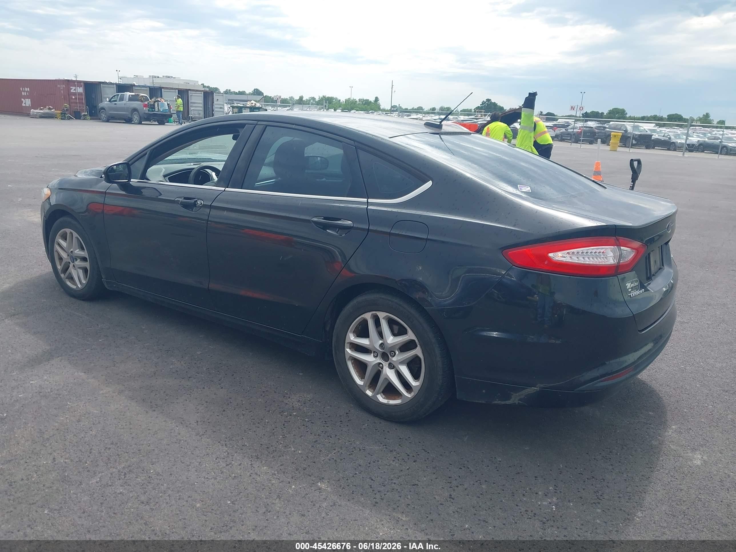 2013 Ford Fusion Se Черный vin: 3FA6P0H73DR268141