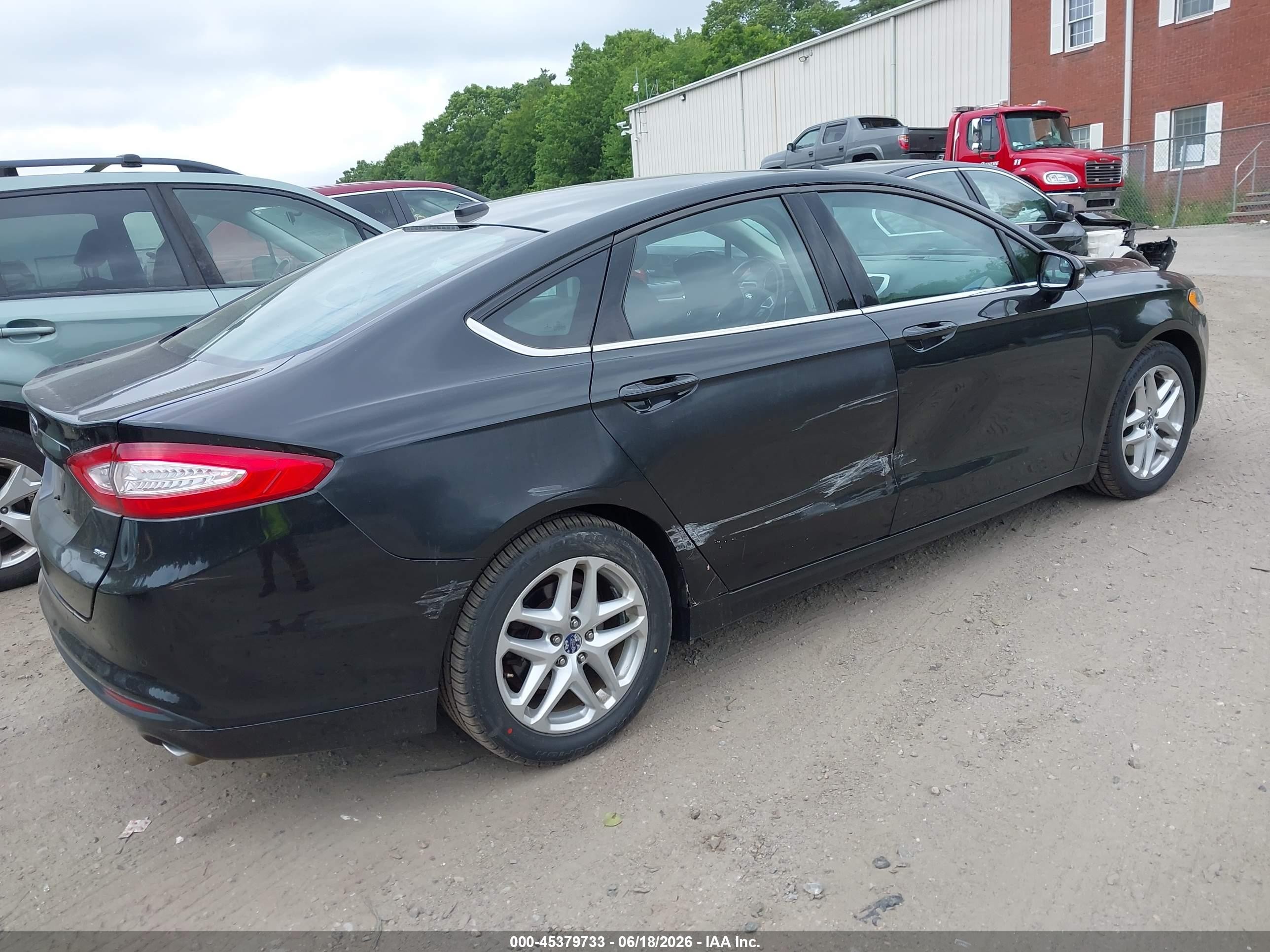2013 Ford Fusion Se Black vin: 3FA6P0H73DR294741