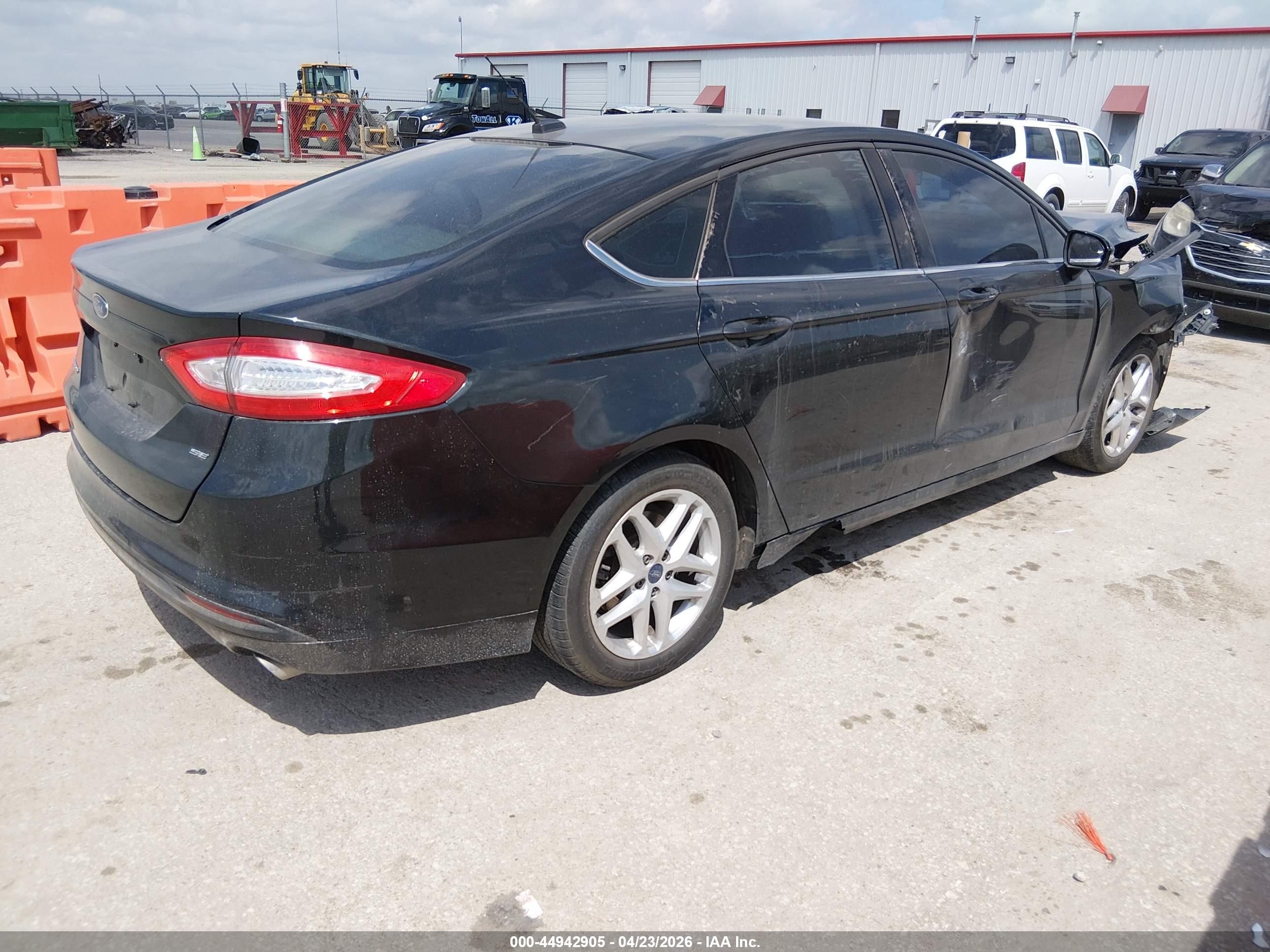 2013 Ford Fusion Se Black vin: 3FA6P0H73DR302157