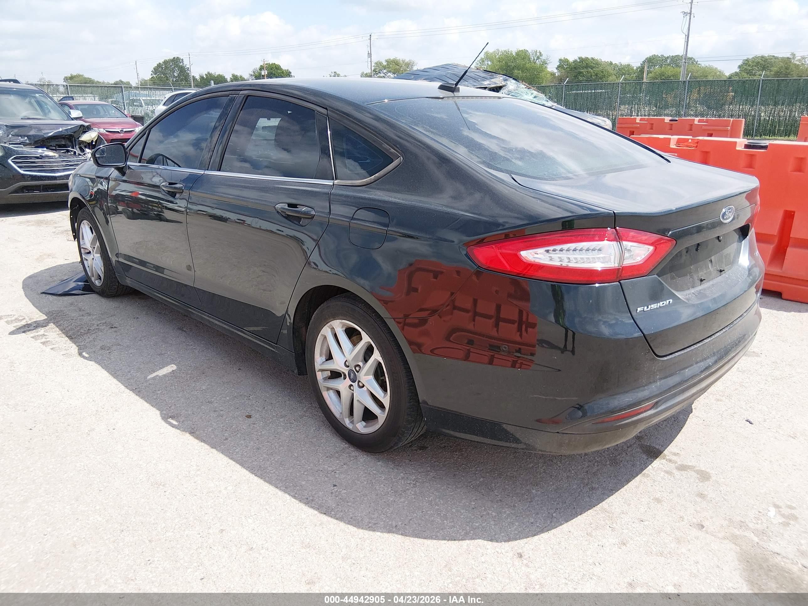2013 Ford Fusion Se Black vin: 3FA6P0H73DR302157