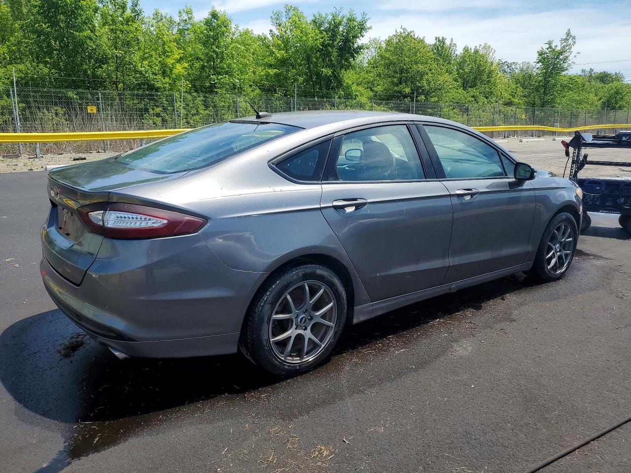 2013 Ford Fusion Se Gray vin: 3FA6P0H73DR305589