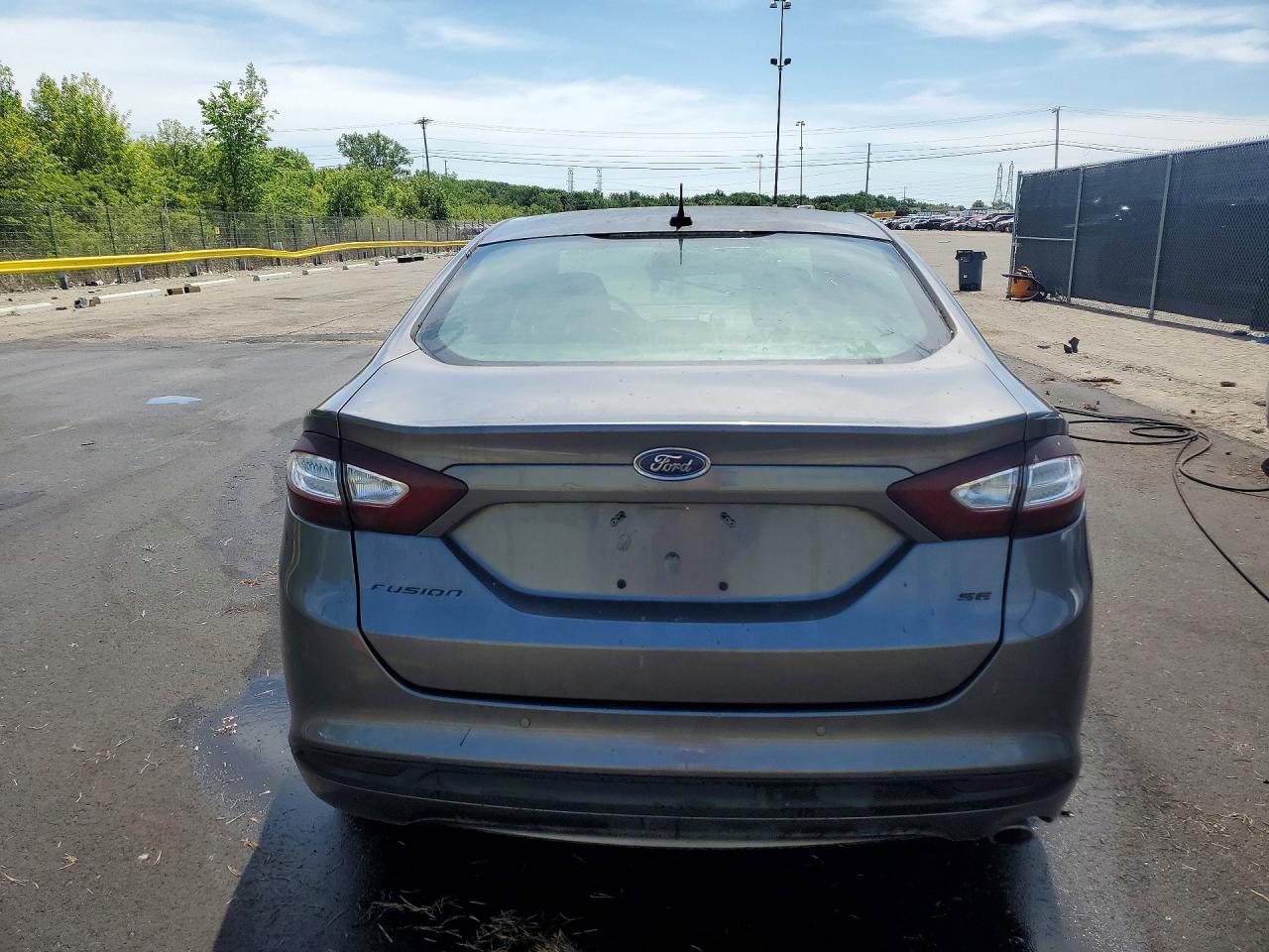 2013 Ford Fusion Se Gray vin: 3FA6P0H73DR305589
