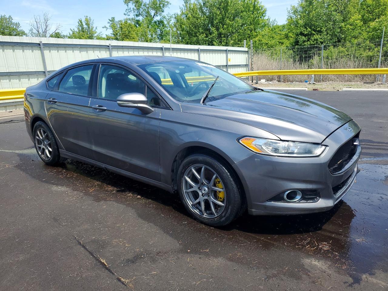 2013 Ford Fusion Se Gray vin: 3FA6P0H73DR305589