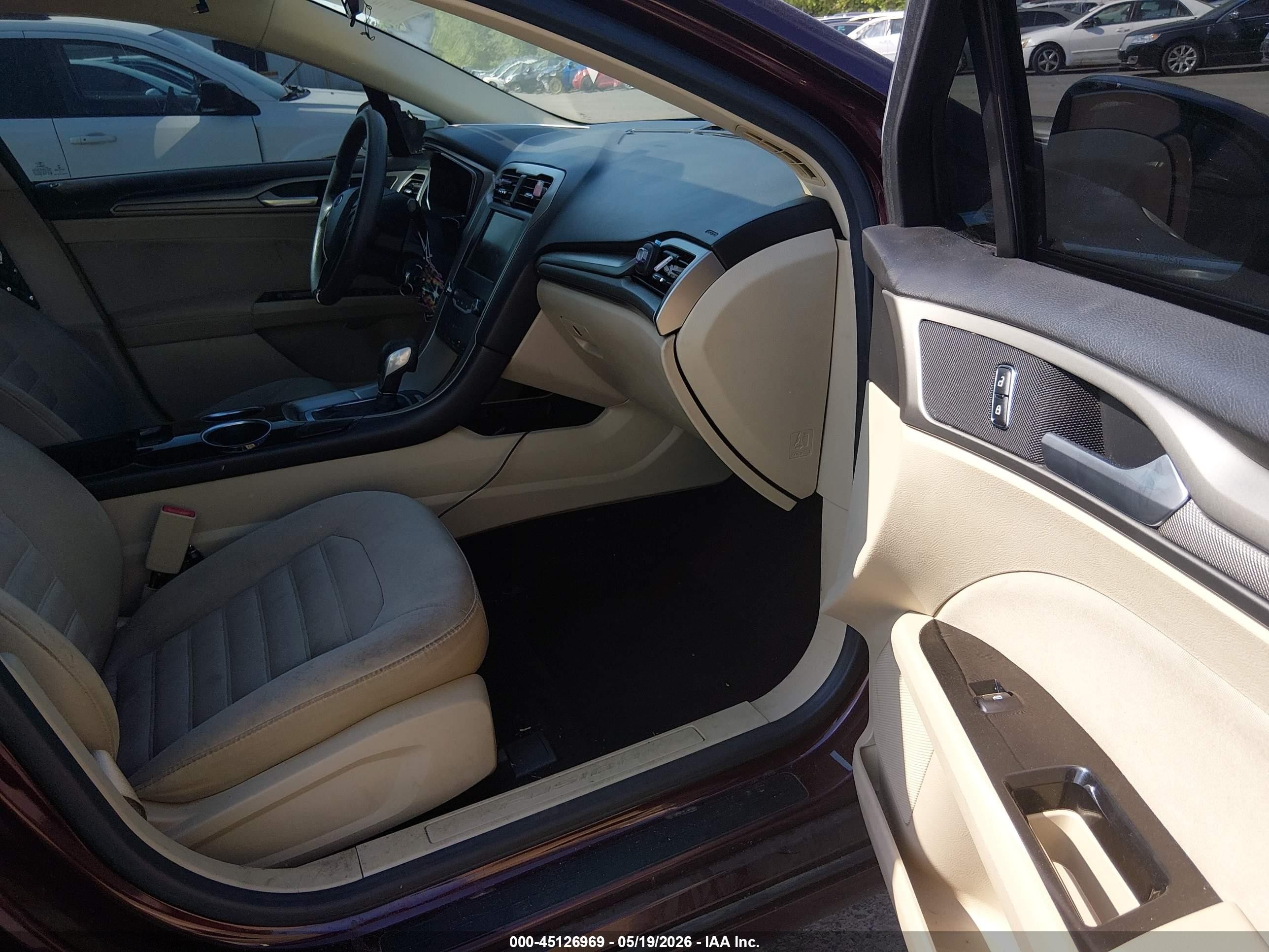 2013 Ford Fusion Se Maroon vin: 3FA6P0H73DR316740