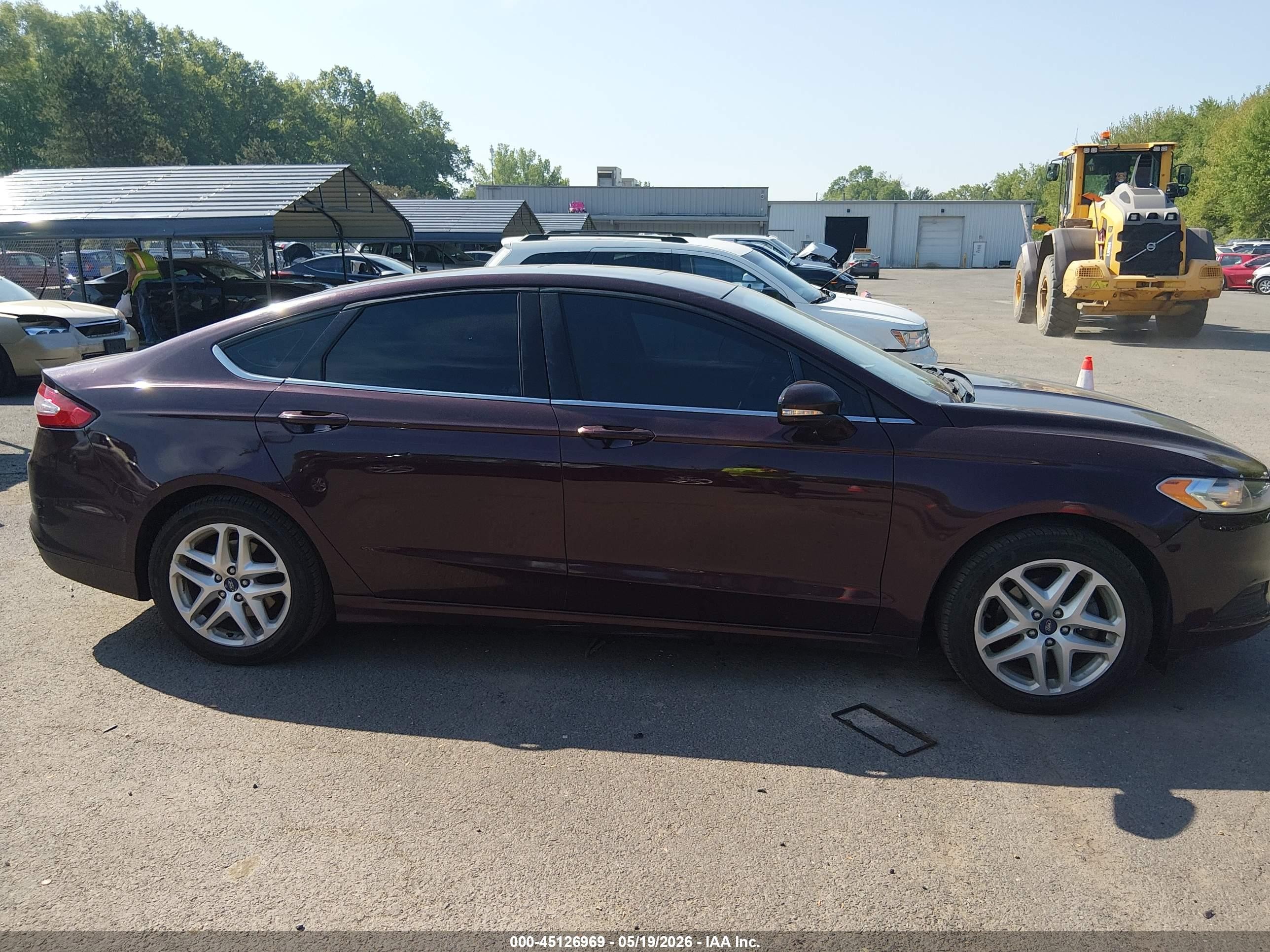 2013 Ford Fusion Se Maroon vin: 3FA6P0H73DR316740