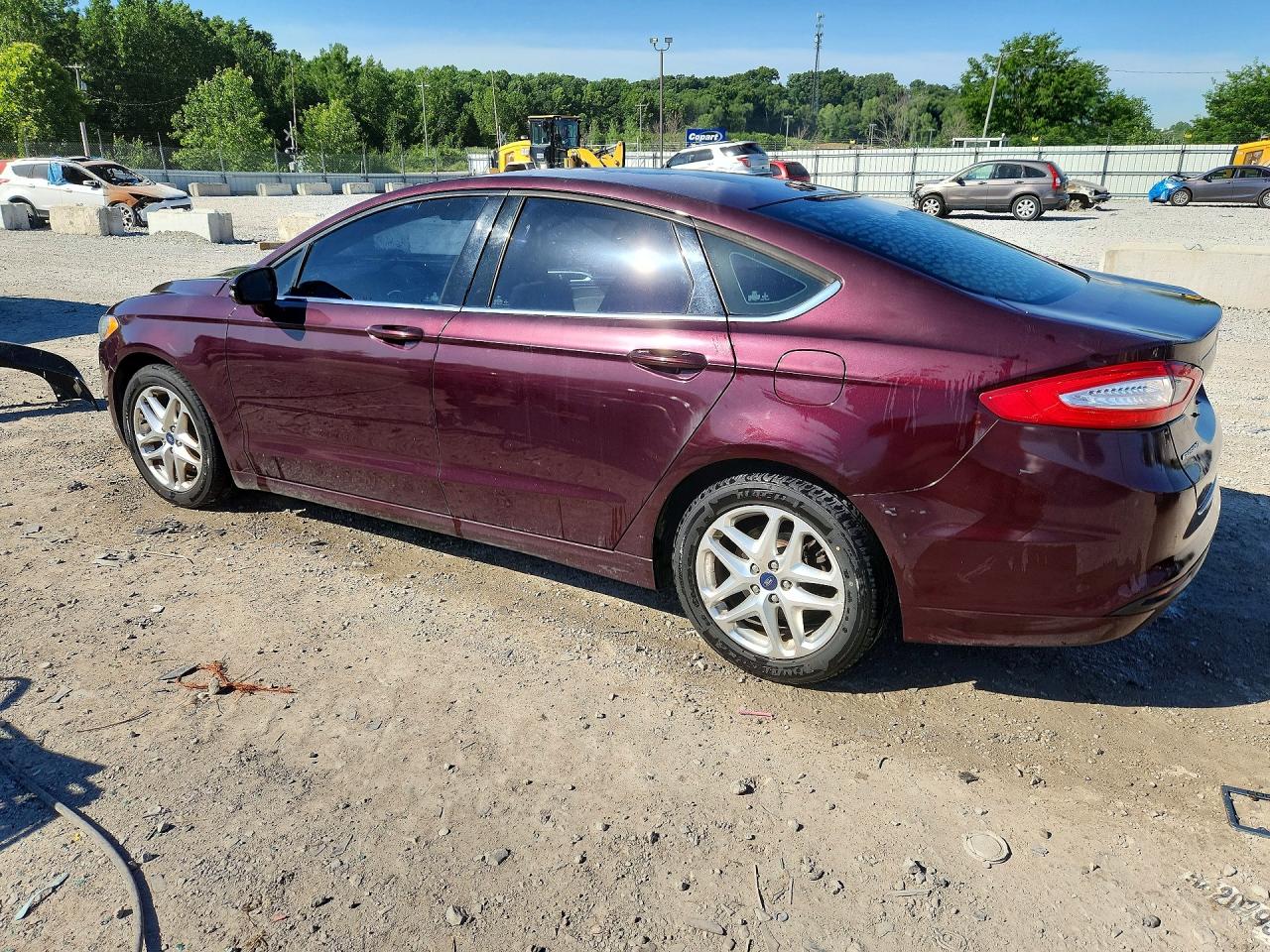 2013 Ford Fusion Se Burgundy vin: 3FA6P0H73DR330198