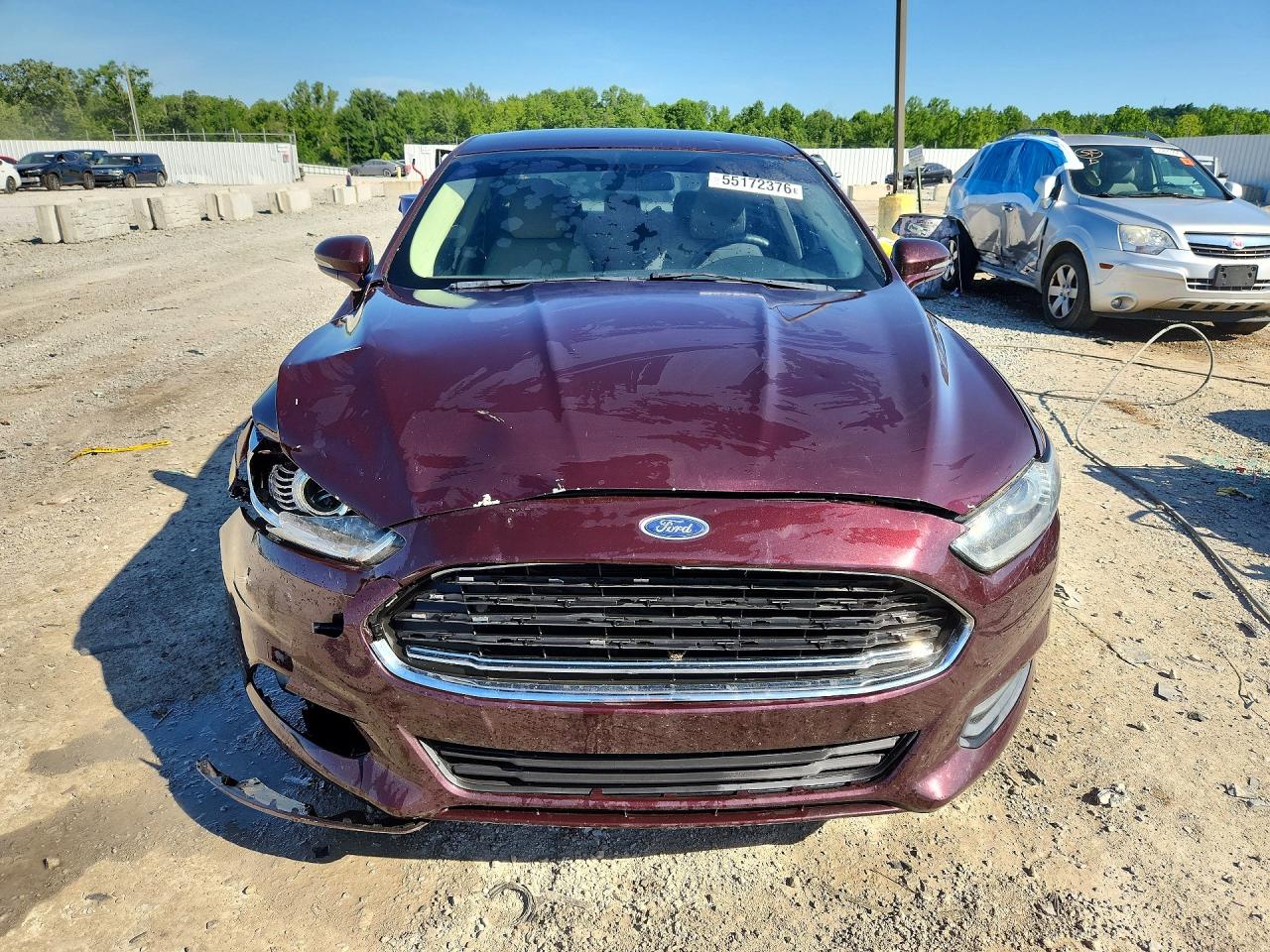 2013 Ford Fusion Se Burgundy vin: 3FA6P0H73DR330198
