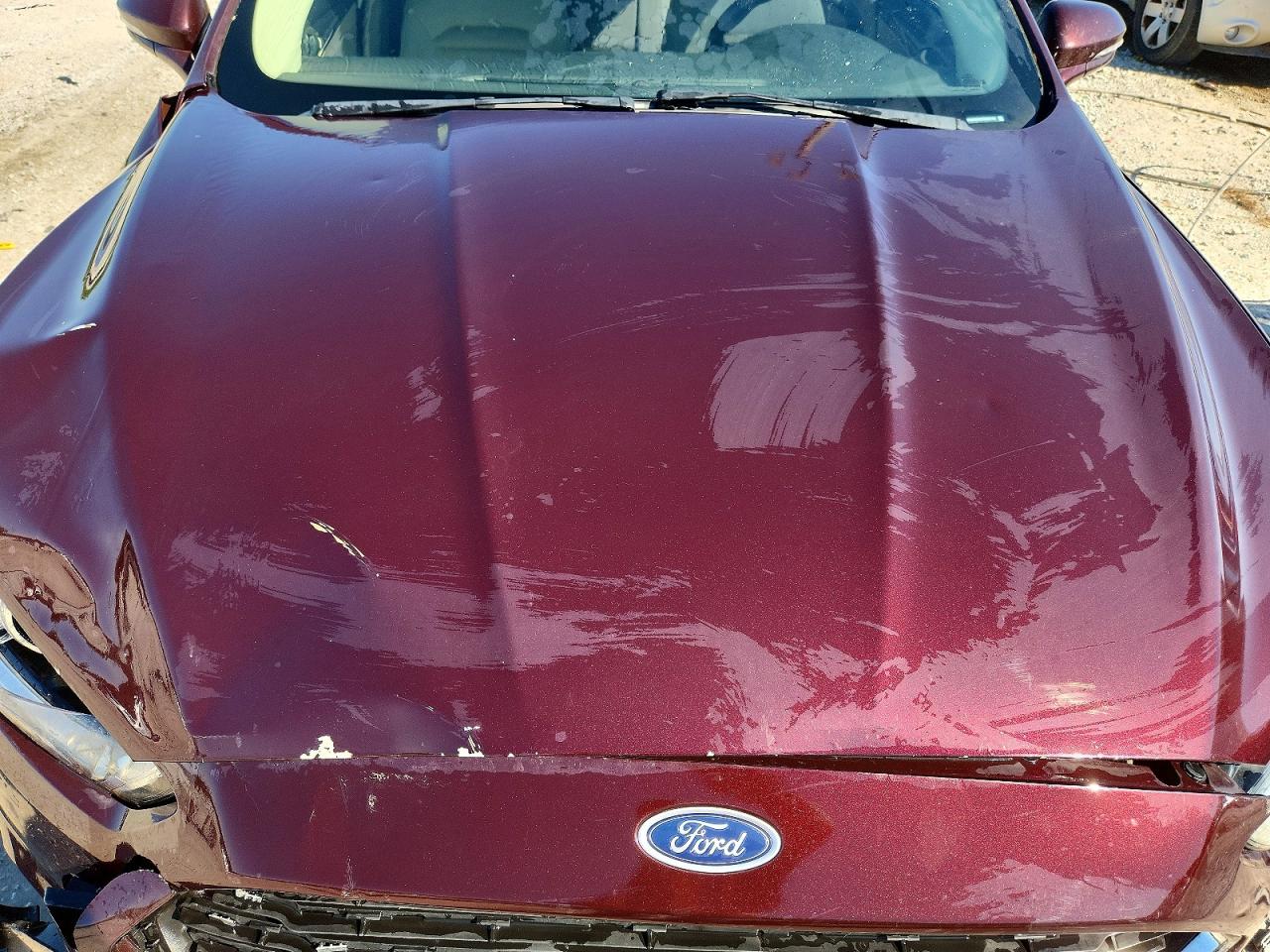 2013 Ford Fusion Se Burgundy vin: 3FA6P0H73DR330198