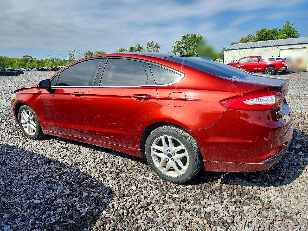 2014 Ford Fusion Se Burgundy vin: 3FA6P0H73ER192082