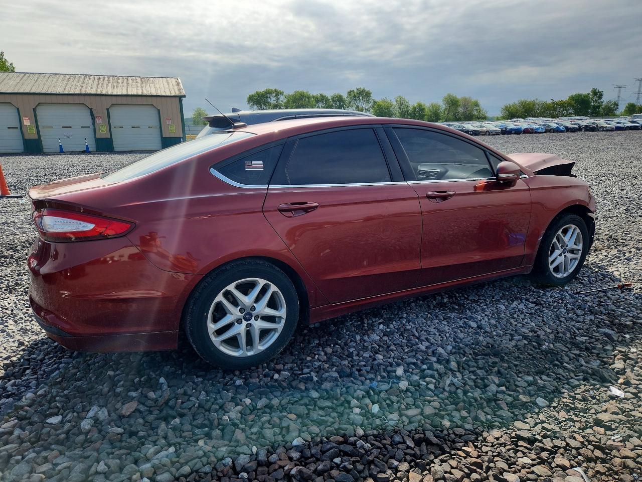 2014 Ford Fusion Se Burgundy vin: 3FA6P0H73ER192082