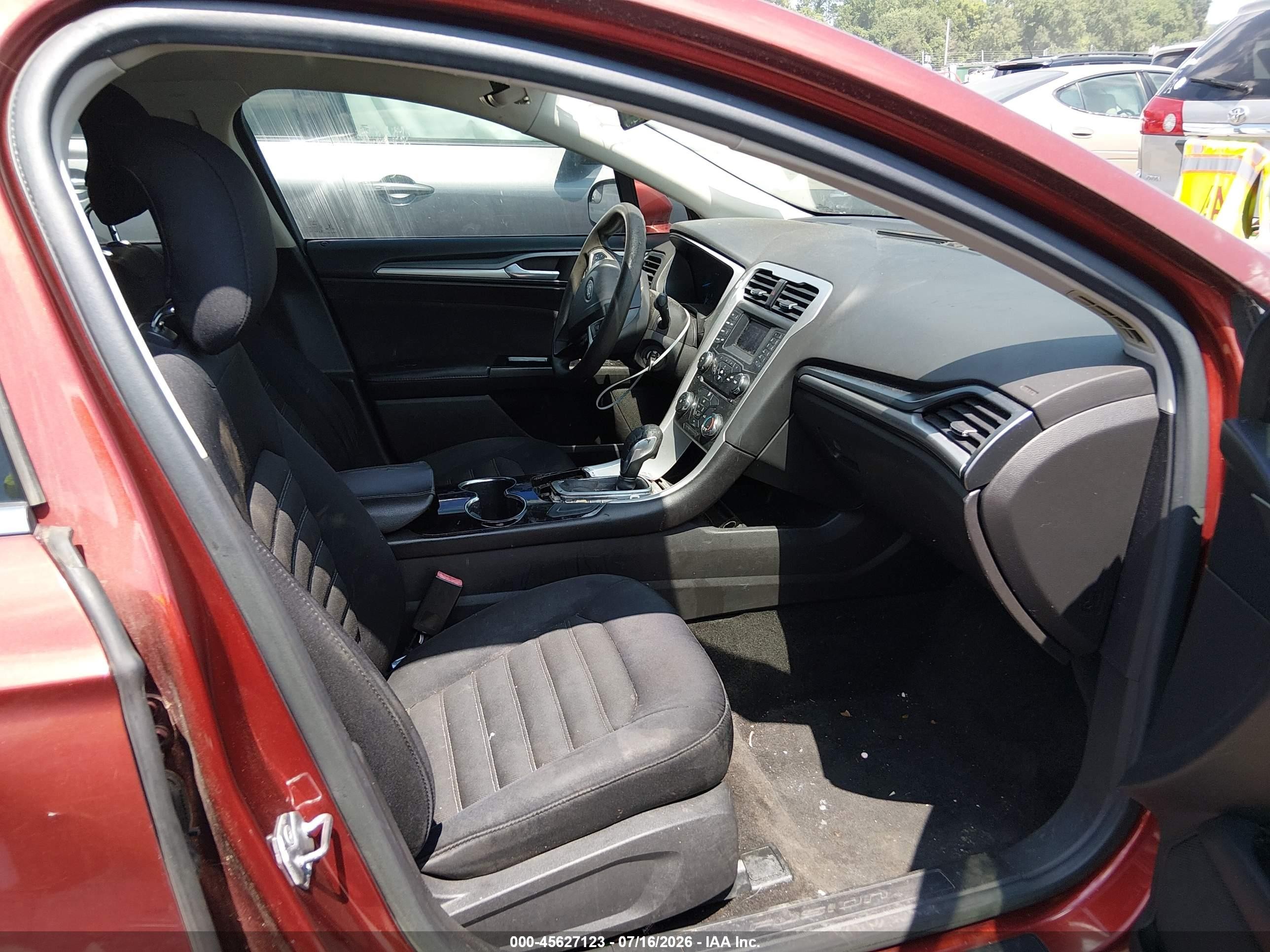 2014 Ford Fusion Se Maroon vin: 3FA6P0H73ER198187