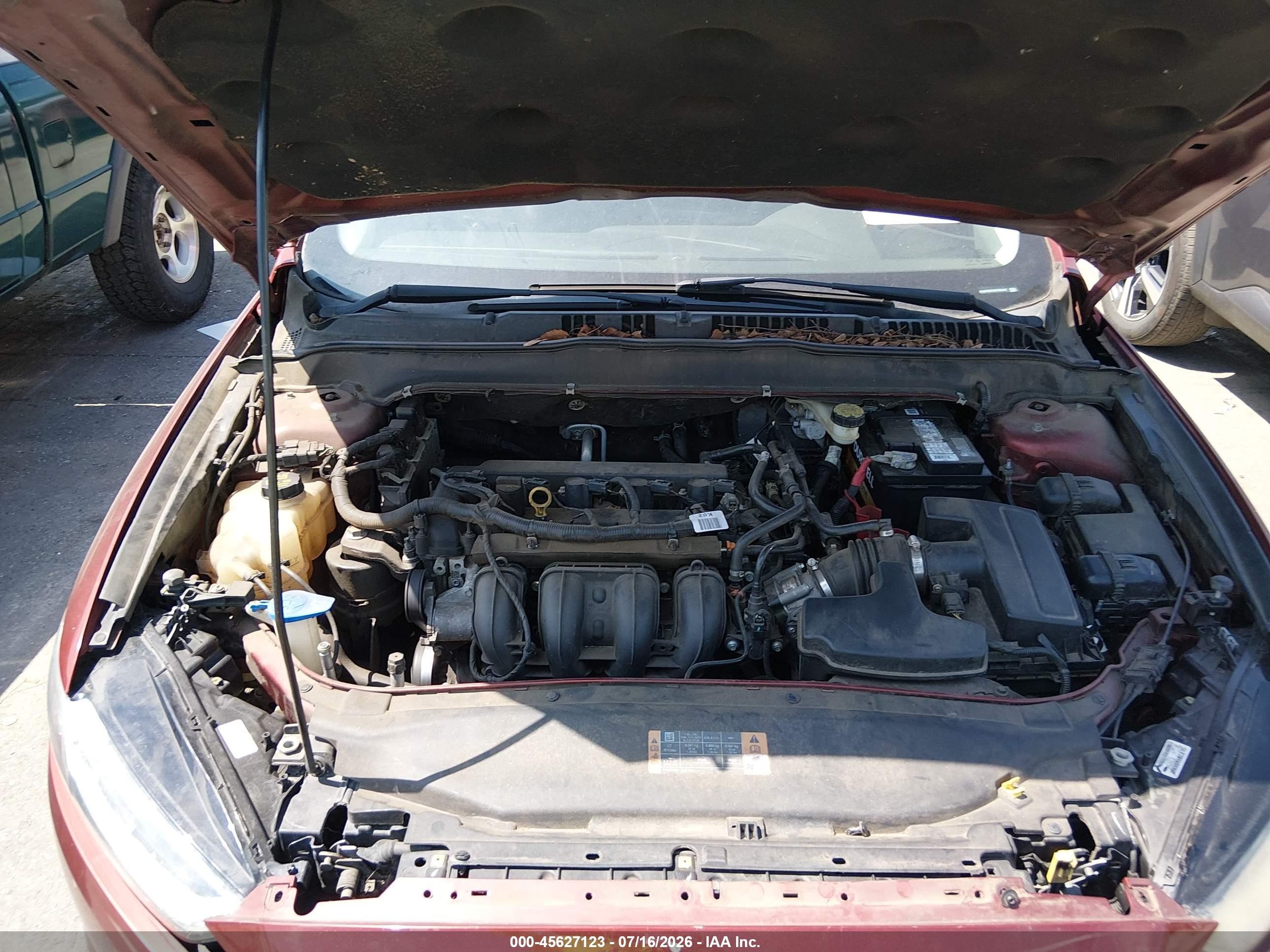 2014 Ford Fusion Se Maroon vin: 3FA6P0H73ER198187