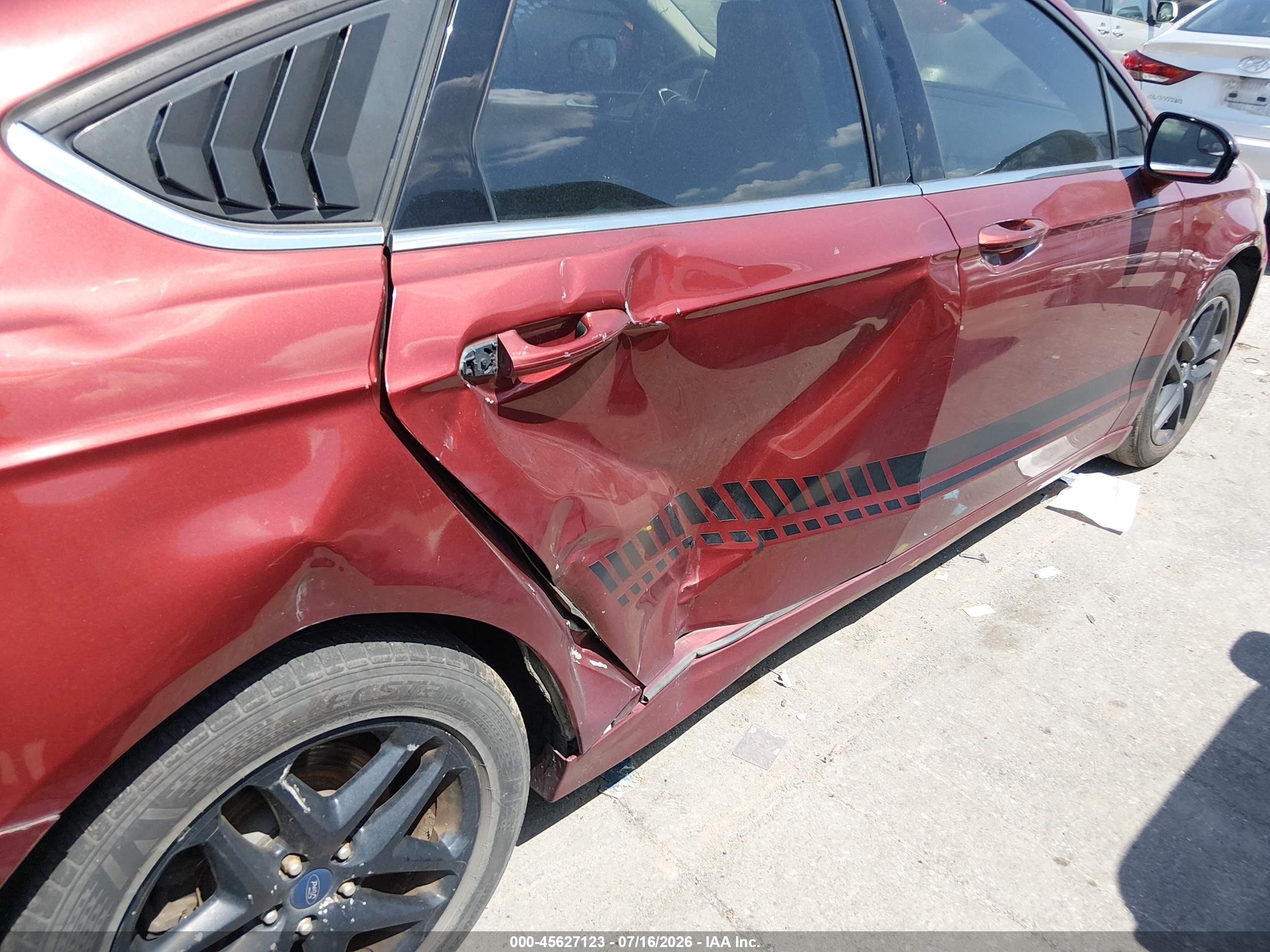 2014 Ford Fusion Se Maroon vin: 3FA6P0H73ER198187