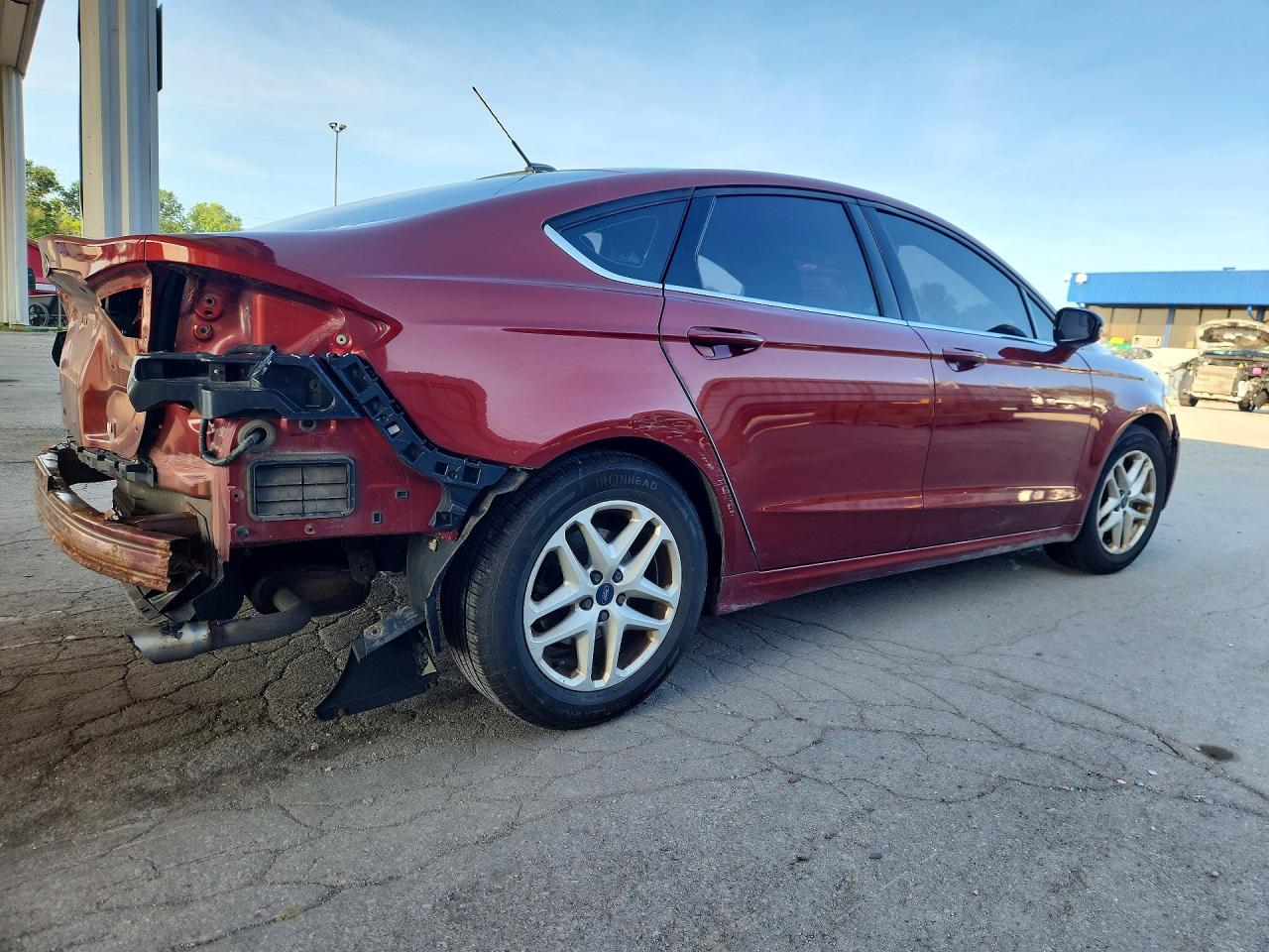 2014 Ford Fusion Se Orange vin: 3FA6P0H73ER225436