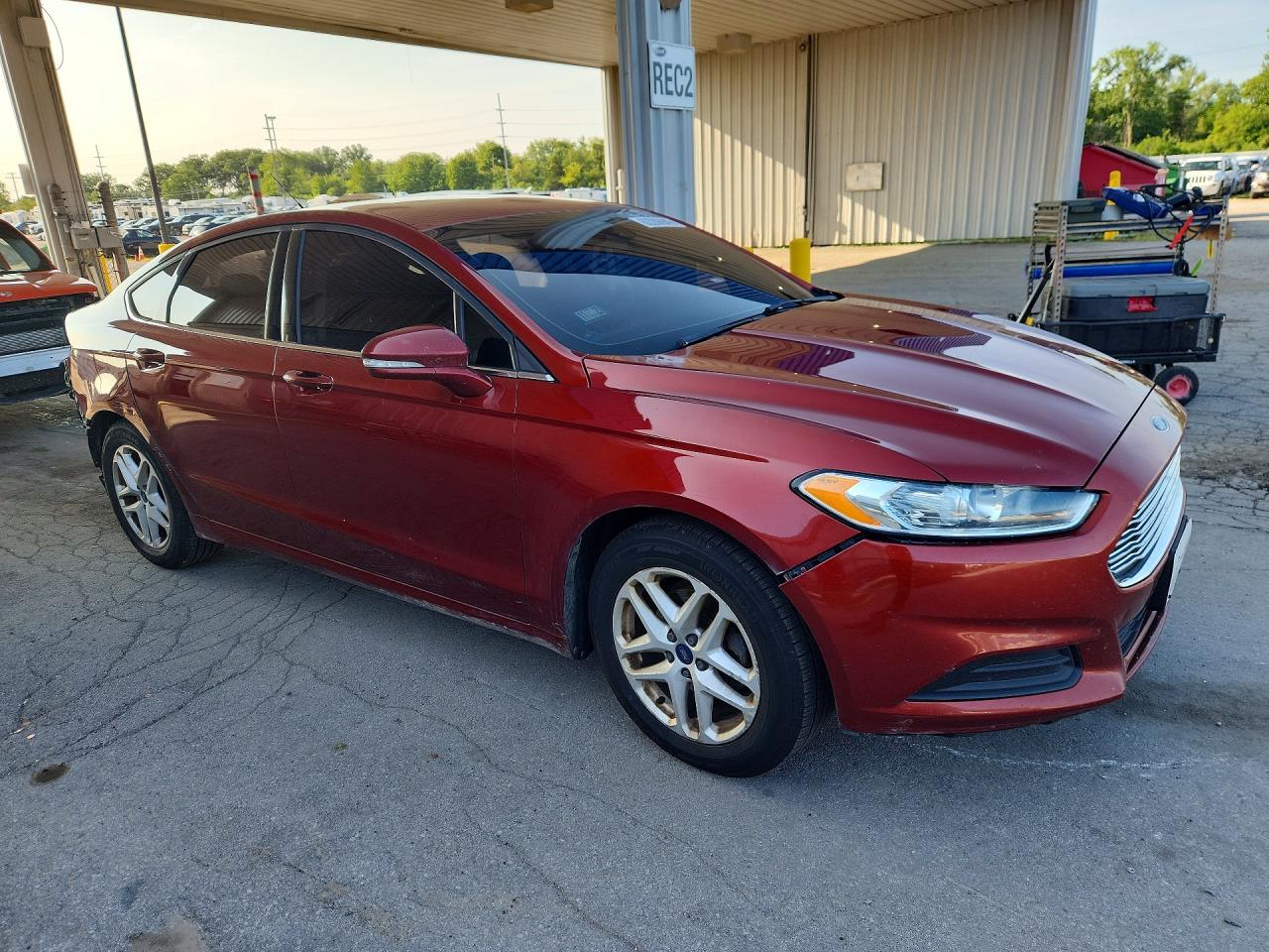 2014 Ford Fusion Se Orange vin: 3FA6P0H73ER225436
