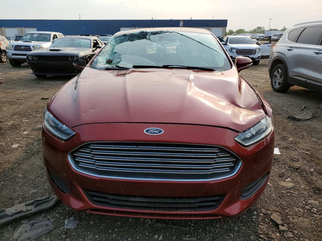 2014 Ford Fusion Se Orange vin: 3FA6P0H73ER225906