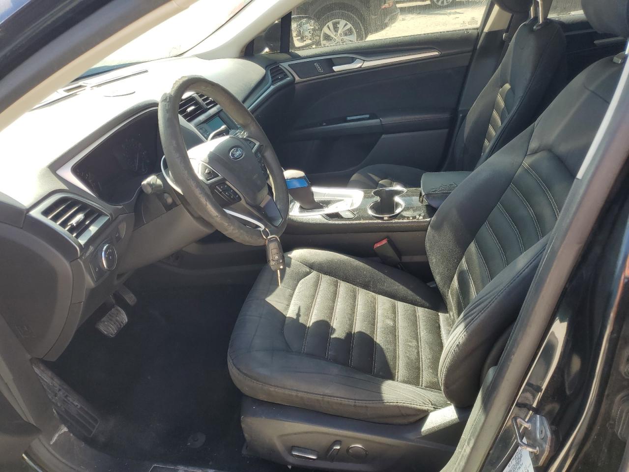 2014 Ford Fusion S Black vin: 3FA6P0H73ER239255
