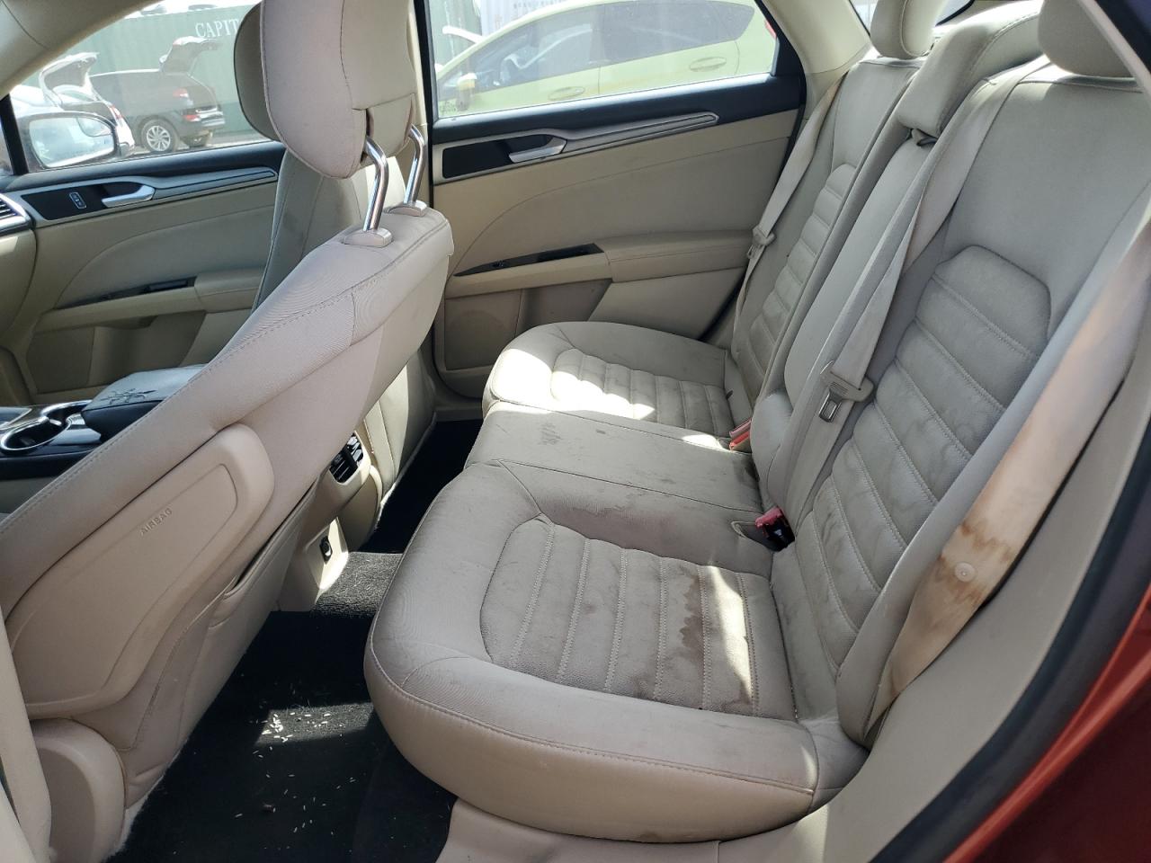 2014 Ford Fusion Se Red vin: 3FA6P0H73ER265287