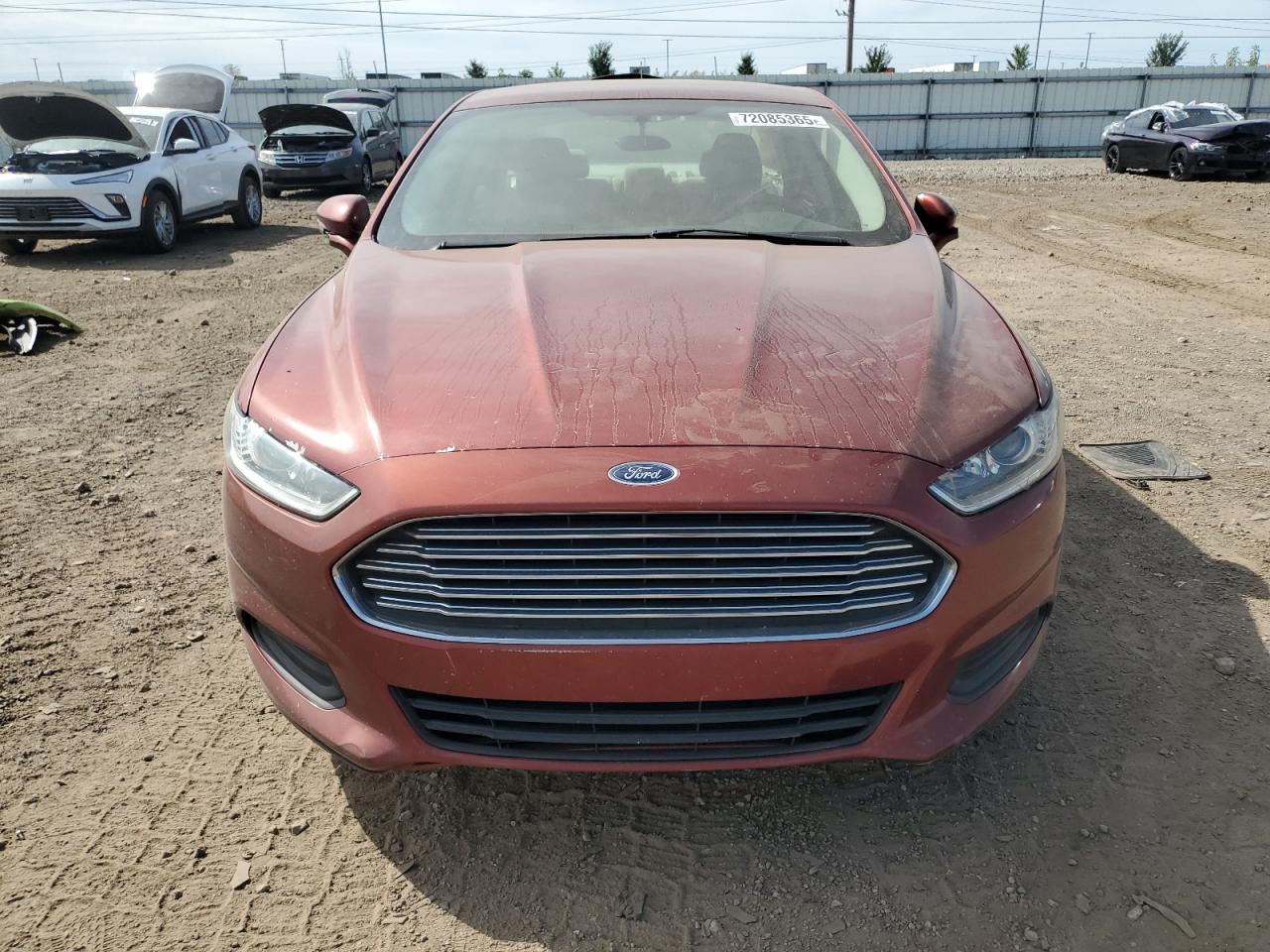 2014 Ford Fusion Se Red vin: 3FA6P0H73ER265287