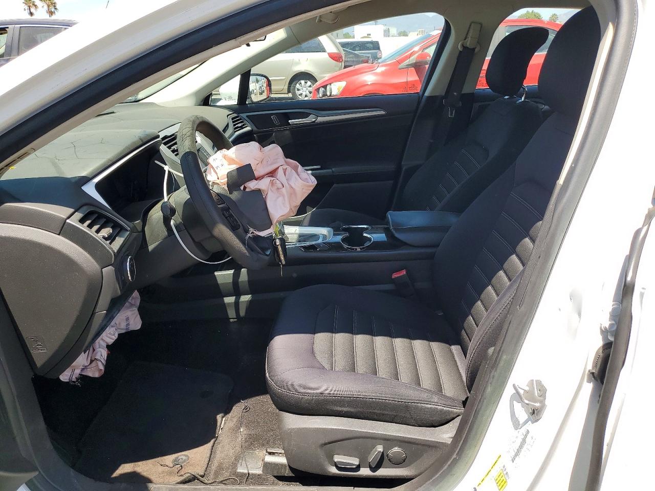 2014 Ford Fusion Se White vin: 3FA6P0H73ER292487