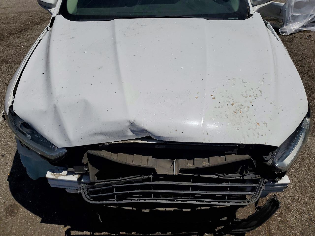 2014 Ford Fusion Se White vin: 3FA6P0H73ER292487