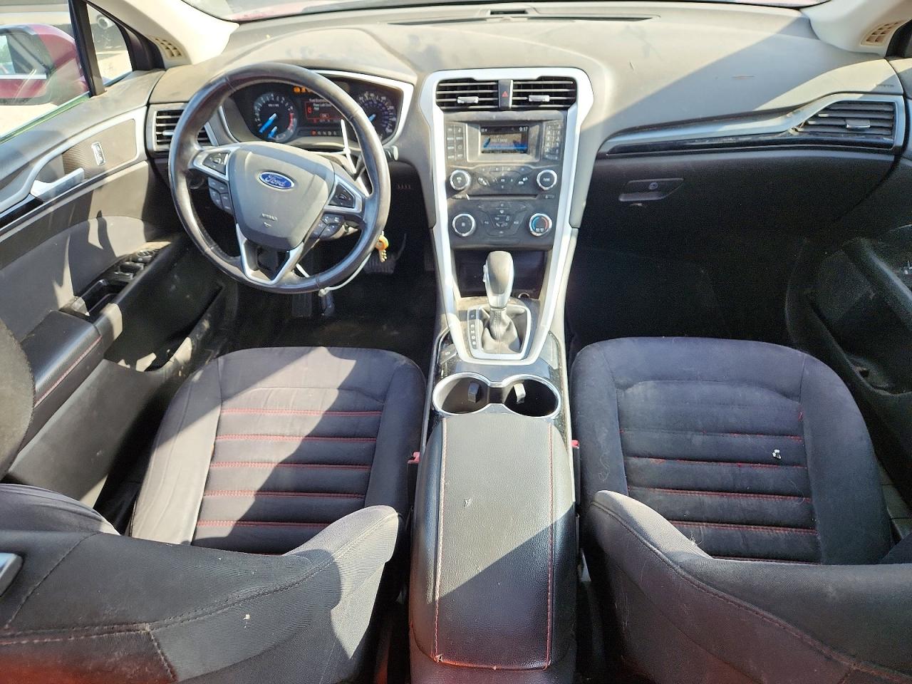 2014 Ford Fusion Se Red vin: 3FA6P0H73ER297480