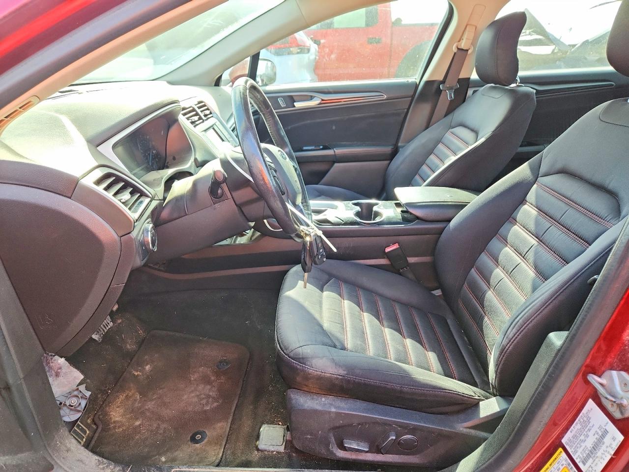 2014 Ford Fusion Se Red vin: 3FA6P0H73ER297480
