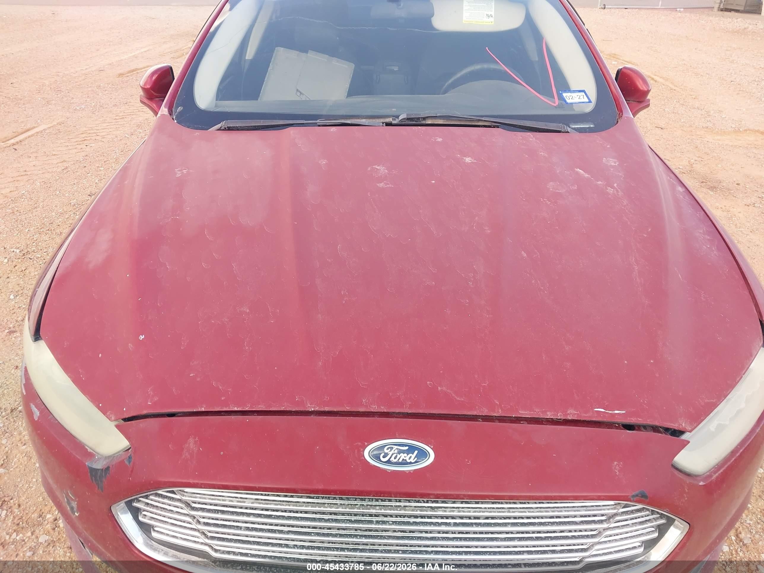 2014 Ford Fusion Se Red vin: 3FA6P0H73ER315461