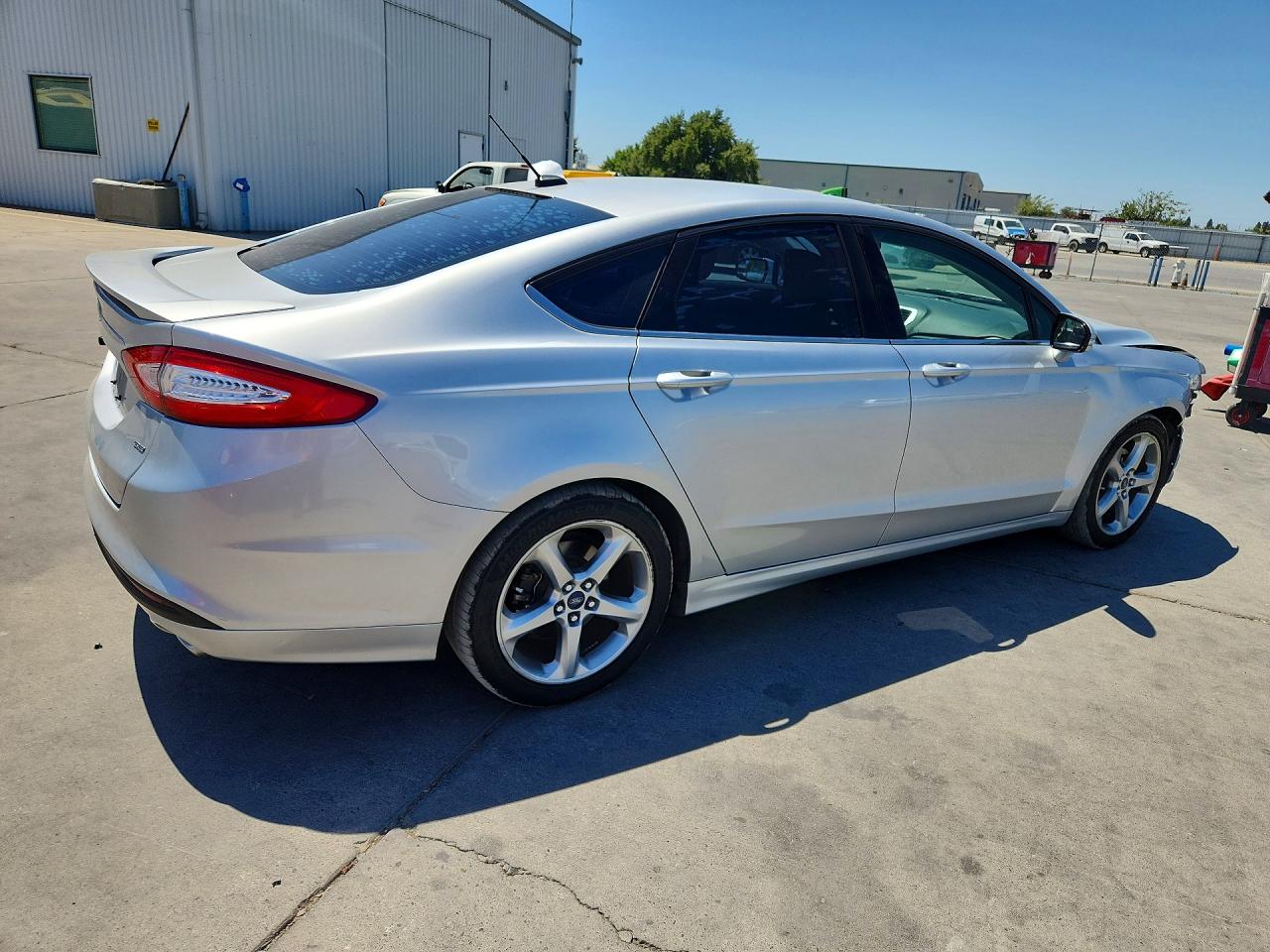 2014 Ford Fusion Se Silver vin: 3FA6P0H73ER323740