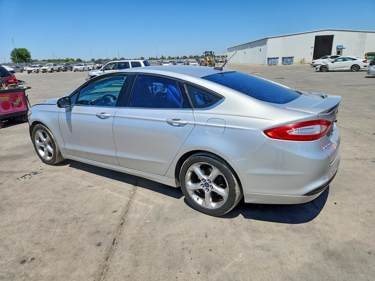 2014 Ford Fusion Se Silver vin: 3FA6P0H73ER323740