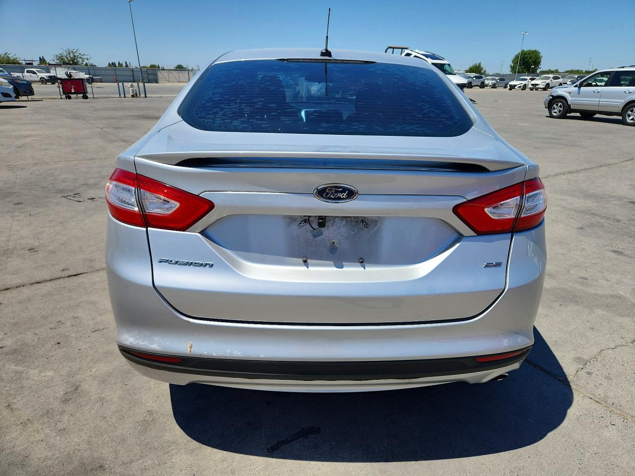 2014 Ford Fusion Se Silver vin: 3FA6P0H73ER323740