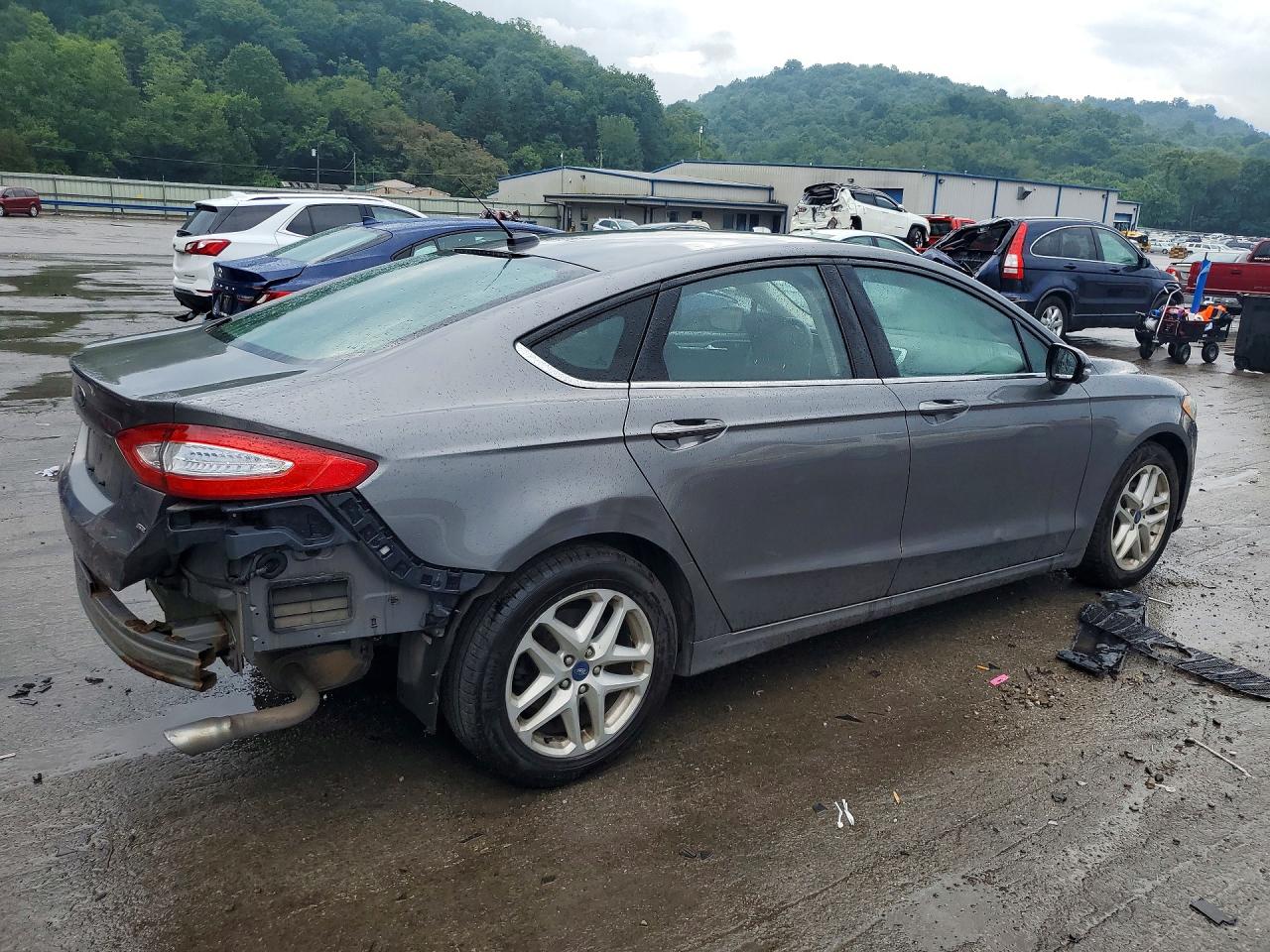 2014 Ford Fusion Se Gray vin: 3FA6P0H73ER364336