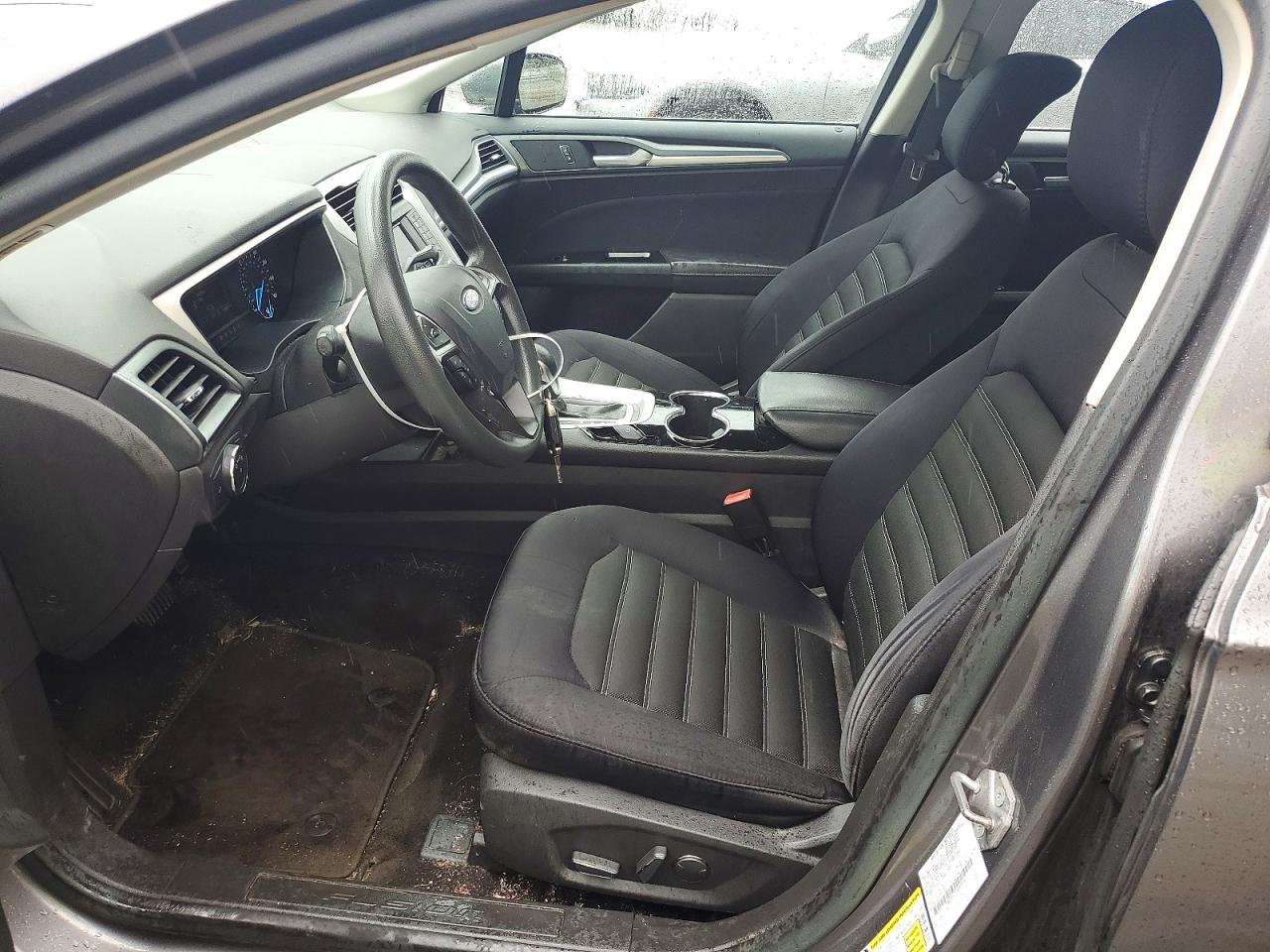 2014 Ford Fusion Se Gray vin: 3FA6P0H73ER364336