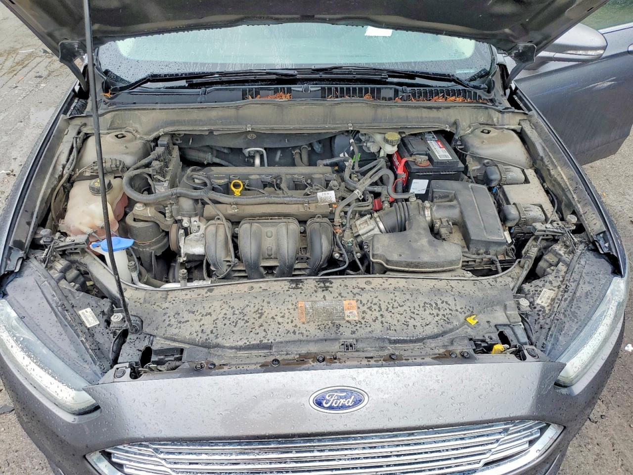 2014 Ford Fusion Se Gray vin: 3FA6P0H73ER364336