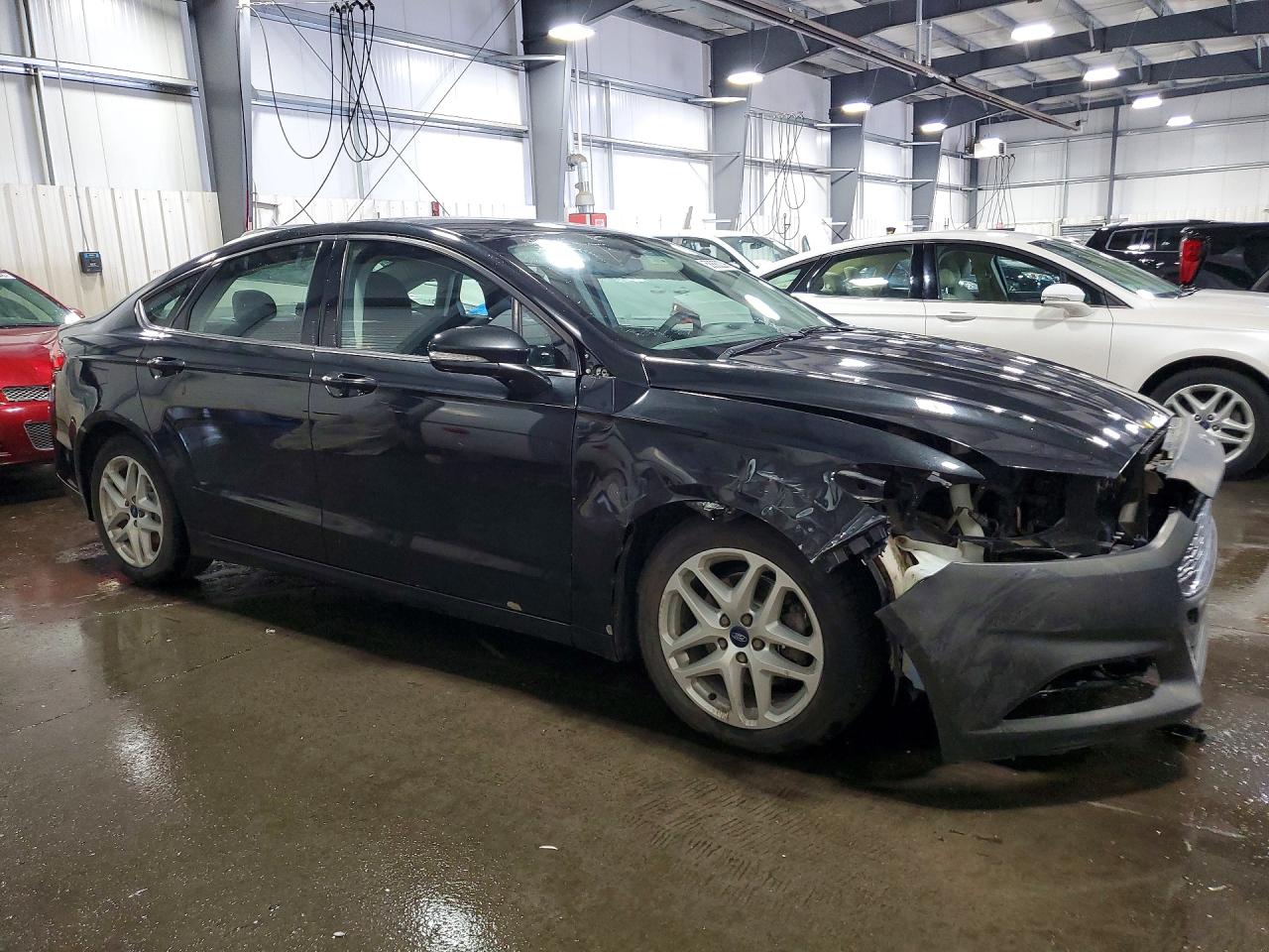 2014 Ford Fusion Se Black vin: 3FA6P0H73ER377958