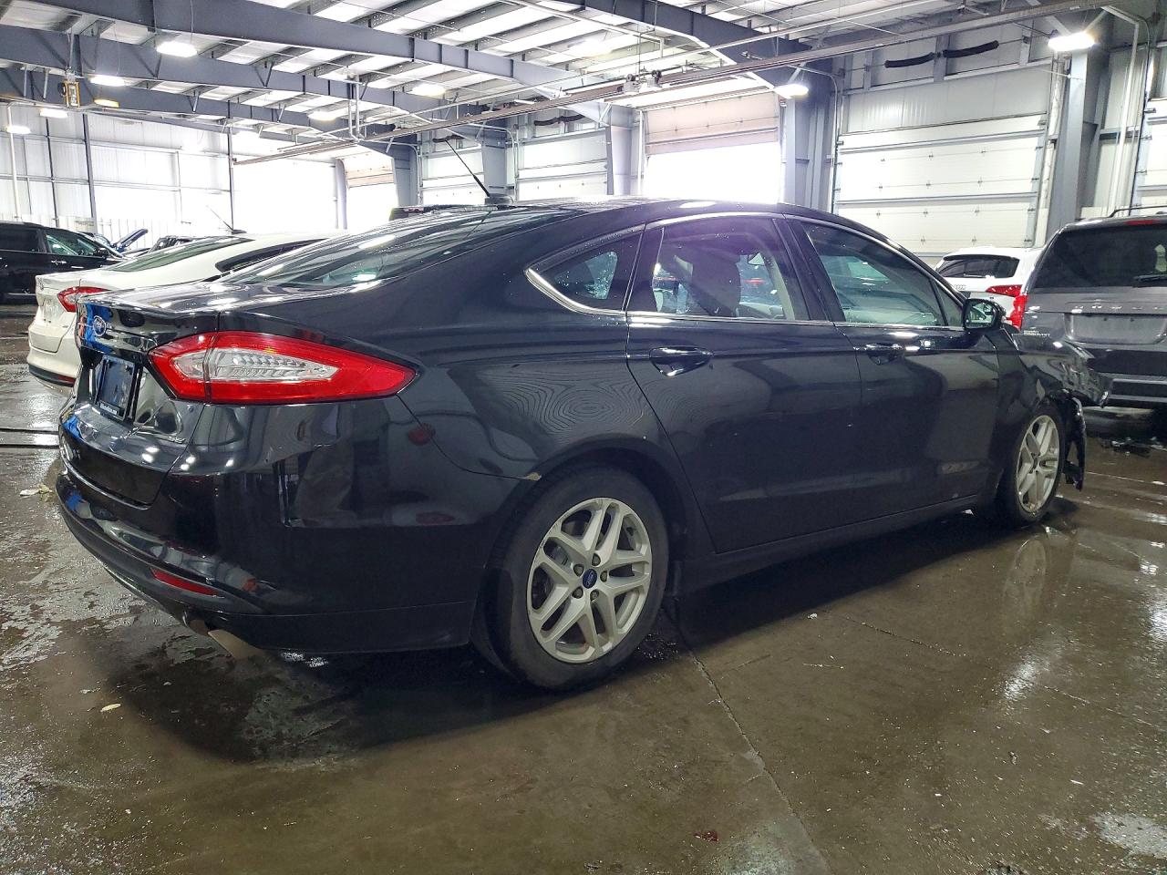 2014 Ford Fusion Se Black vin: 3FA6P0H73ER377958