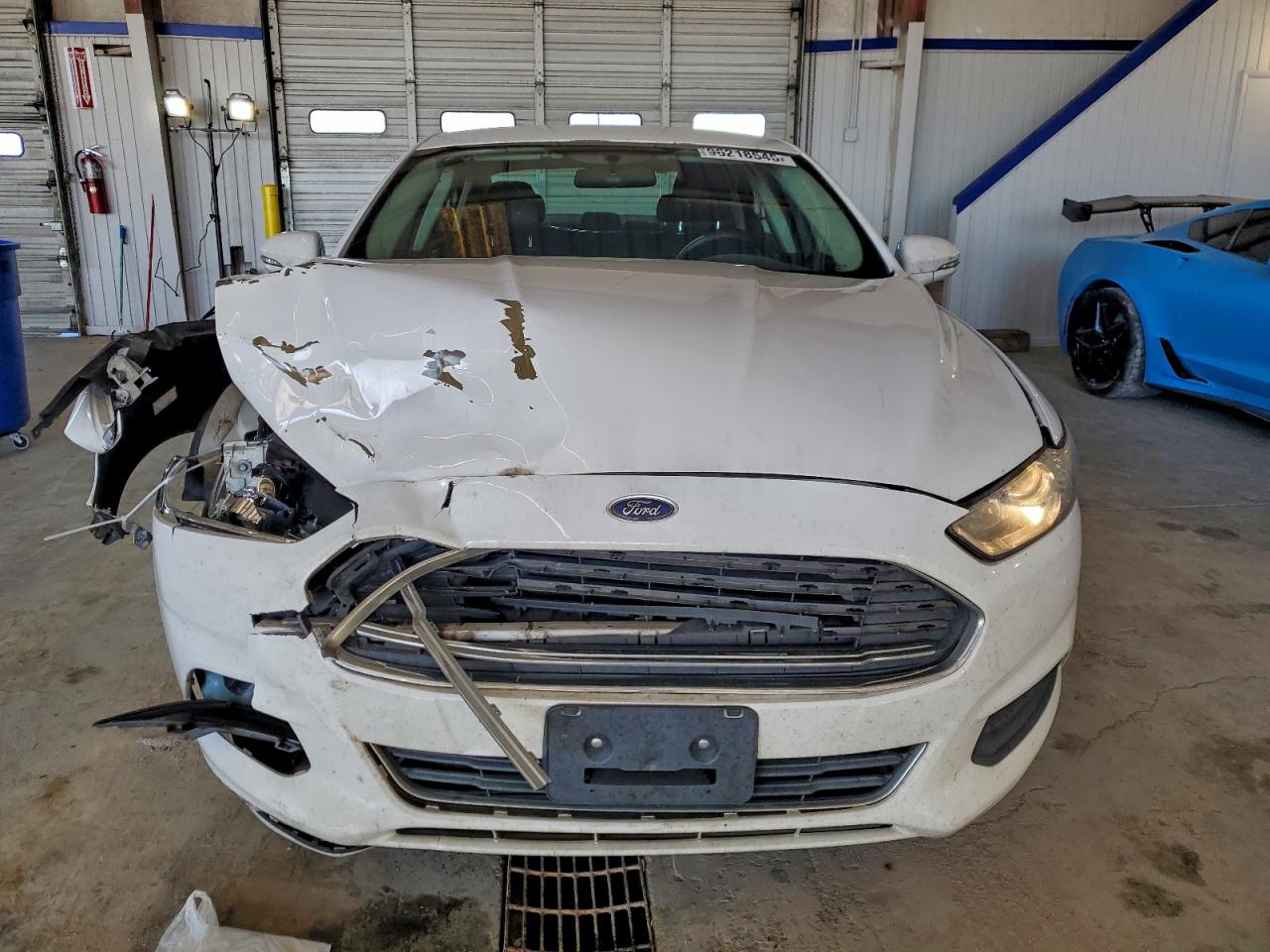 2014 Ford Fusion Se White vin: 3FA6P0H73ER391701