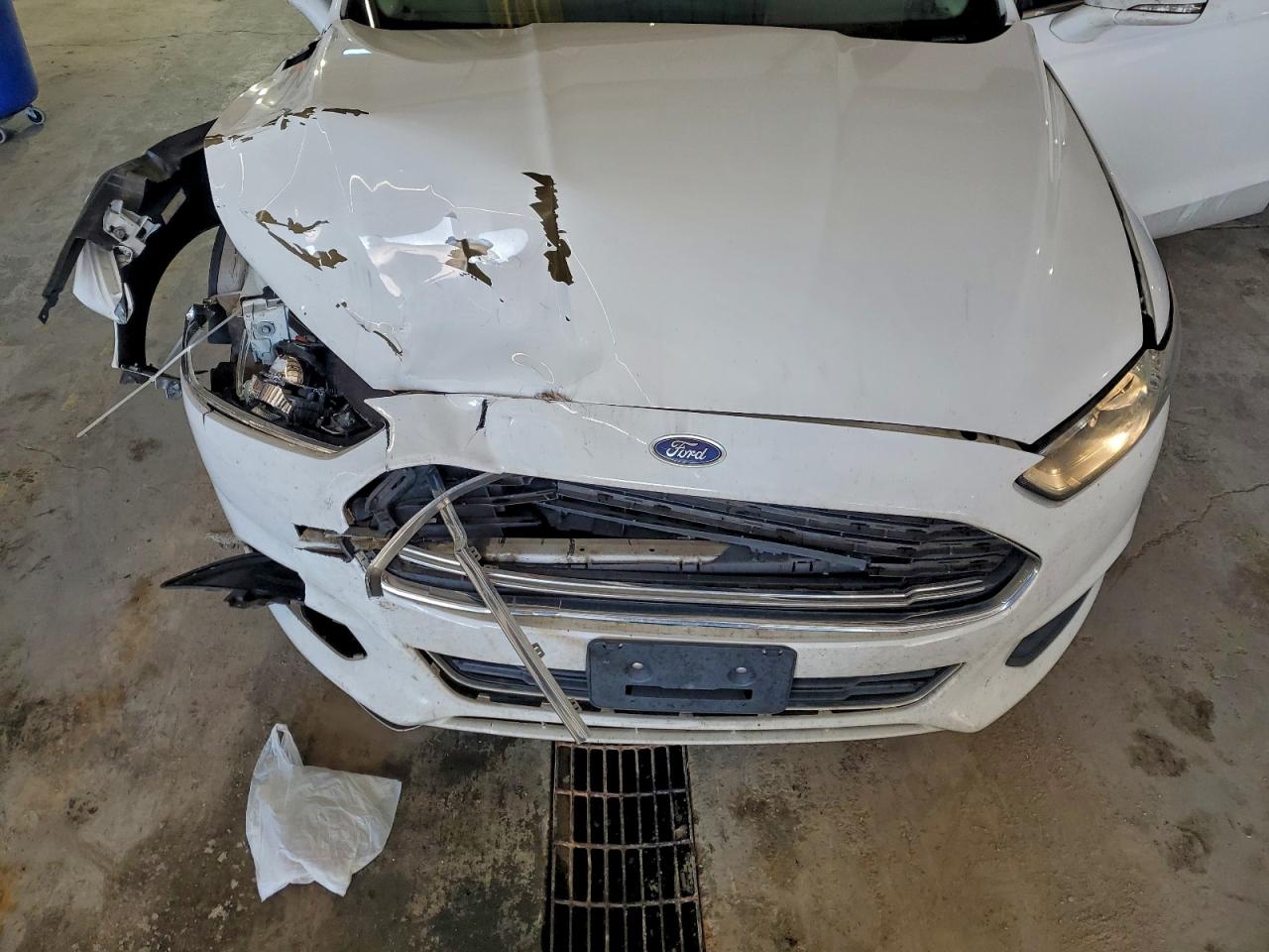 2014 Ford Fusion Se White vin: 3FA6P0H73ER391701