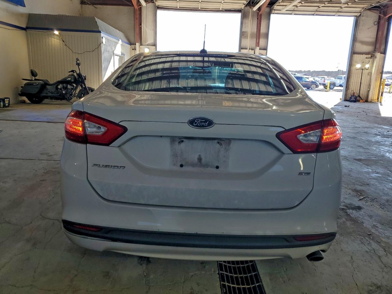 2014 Ford Fusion Se White vin: 3FA6P0H73ER391701