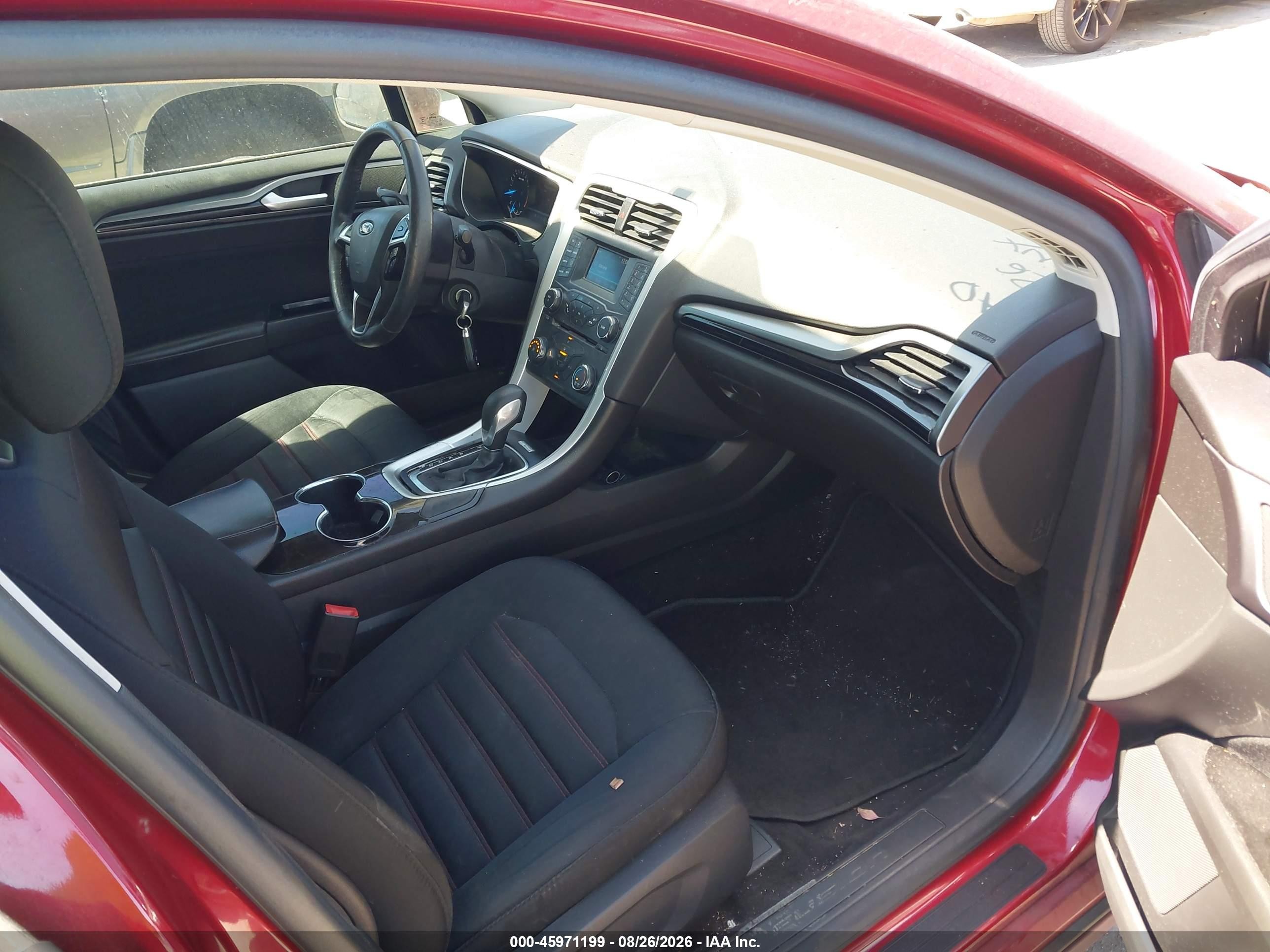 2014 Ford Fusion Se Красный vin: 3FA6P0H73ER393402