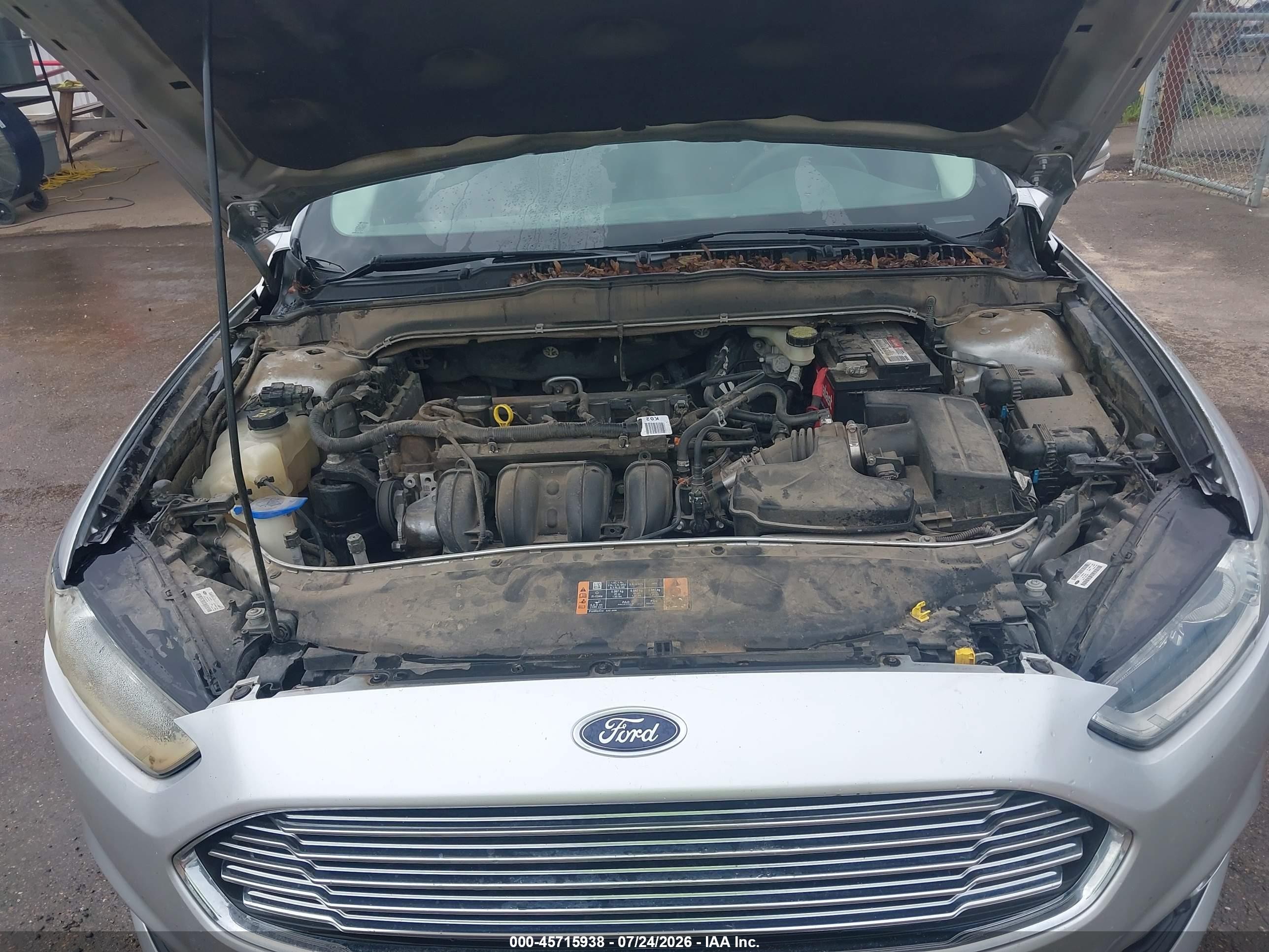 2014 Ford Fusion Se Серебряный vin: 3FA6P0H73ER394923