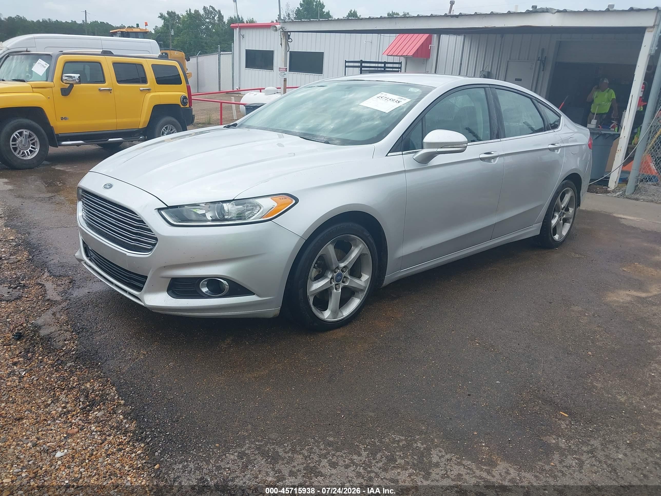 2014 Ford Fusion Se Серебряный vin: 3FA6P0H73ER394923