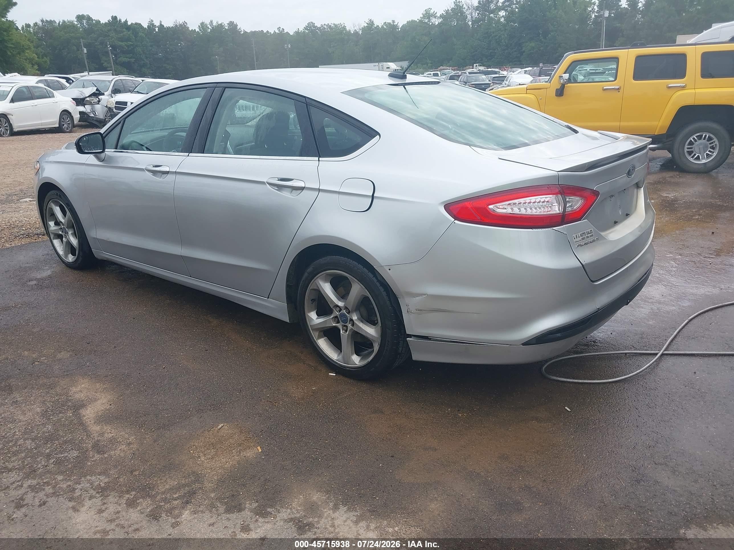 2014 Ford Fusion Se Серебряный vin: 3FA6P0H73ER394923