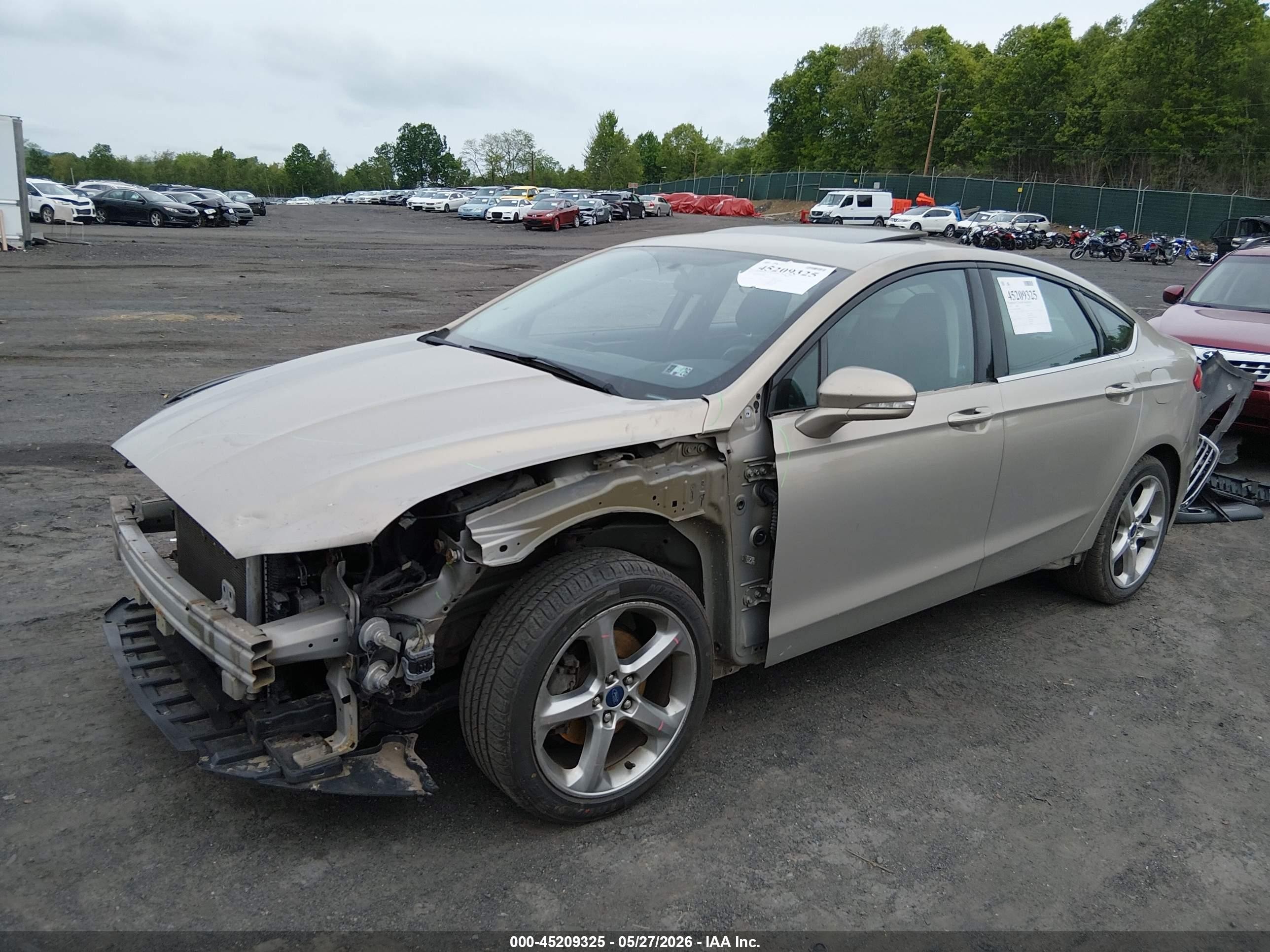 2015 Ford Fusion Se Gold vin: 3FA6P0H73FR109042